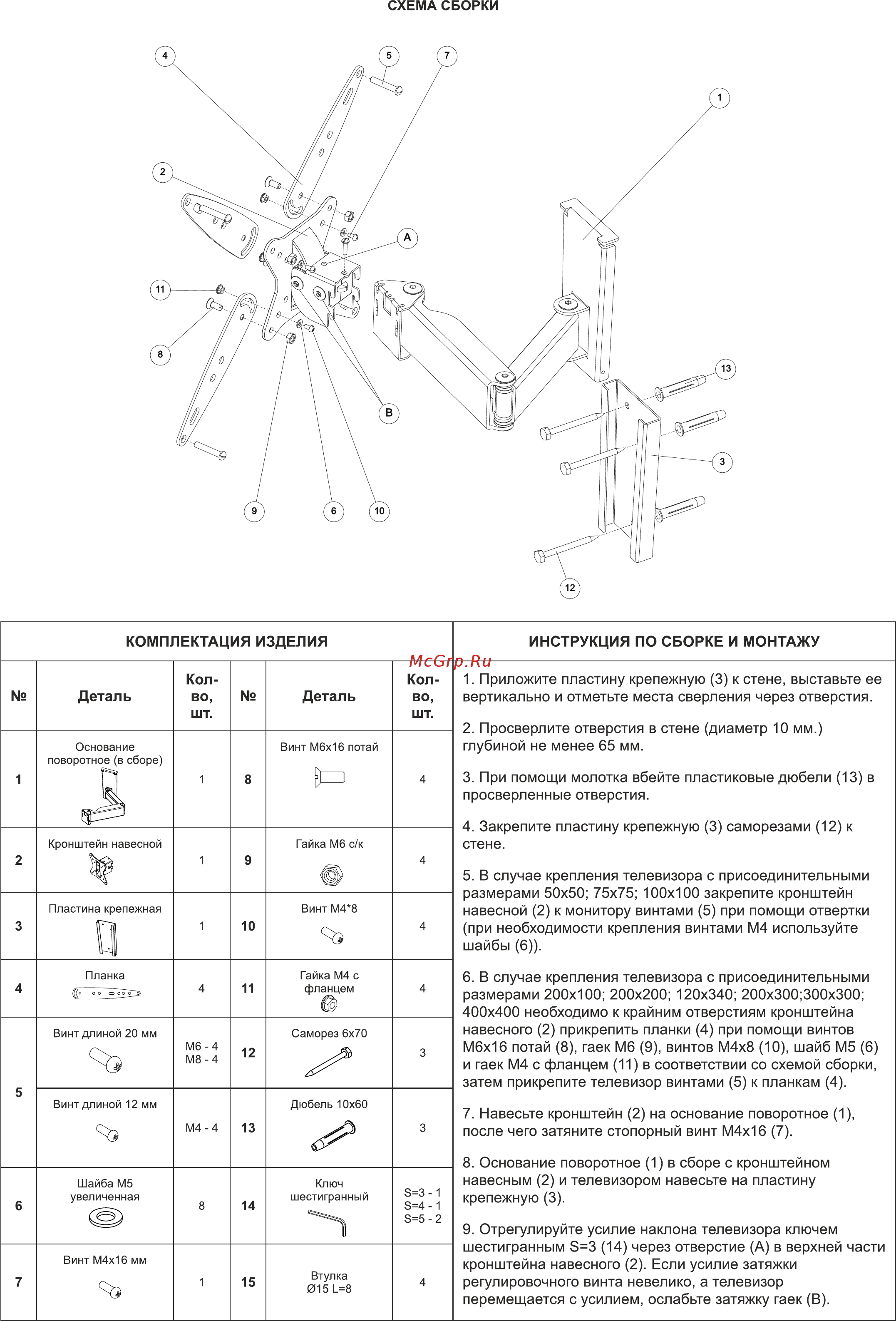 Mart 4477 White Руководство по эксплуатации онлайн [2/2] 435965