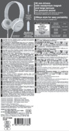 Panasonic RP-HF100MGC Black Руководство по эксплуатации