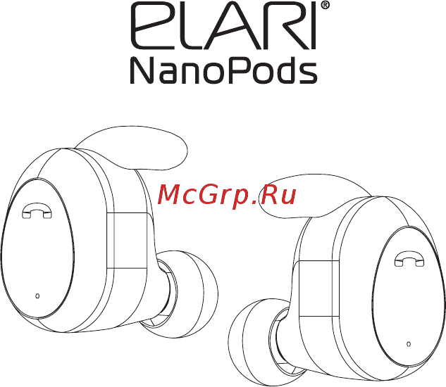 Elari NanoPods Sport White (NPS-2S) [34/44] Vartotojo vadovas
