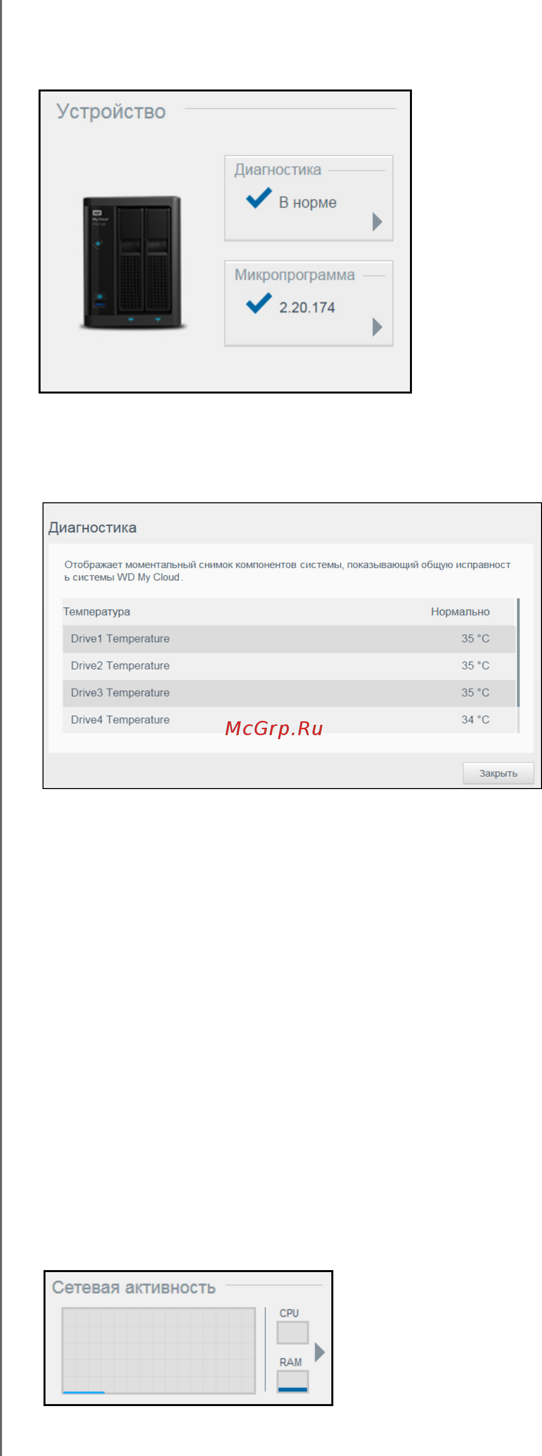 Wd 8TB My Cloud Pro PR2100 ( [28/132] Сетевая активность