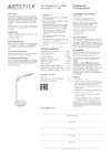 Artstyle TL-3351W White Руководство по эксплуатации