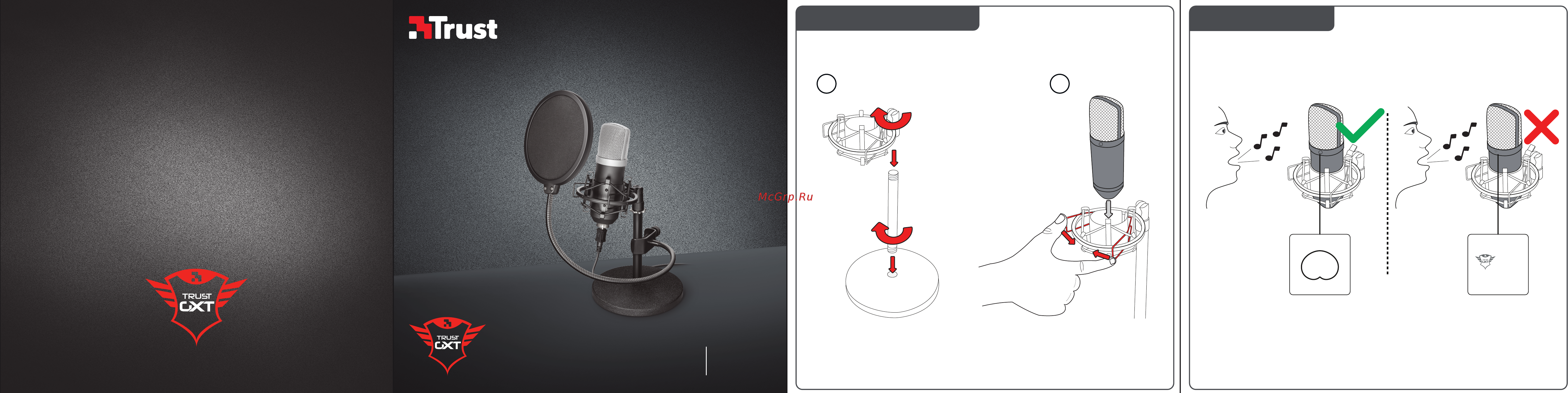 Trust GXT 252 Emita Streaming Microphone (21753) [3/4] User guide