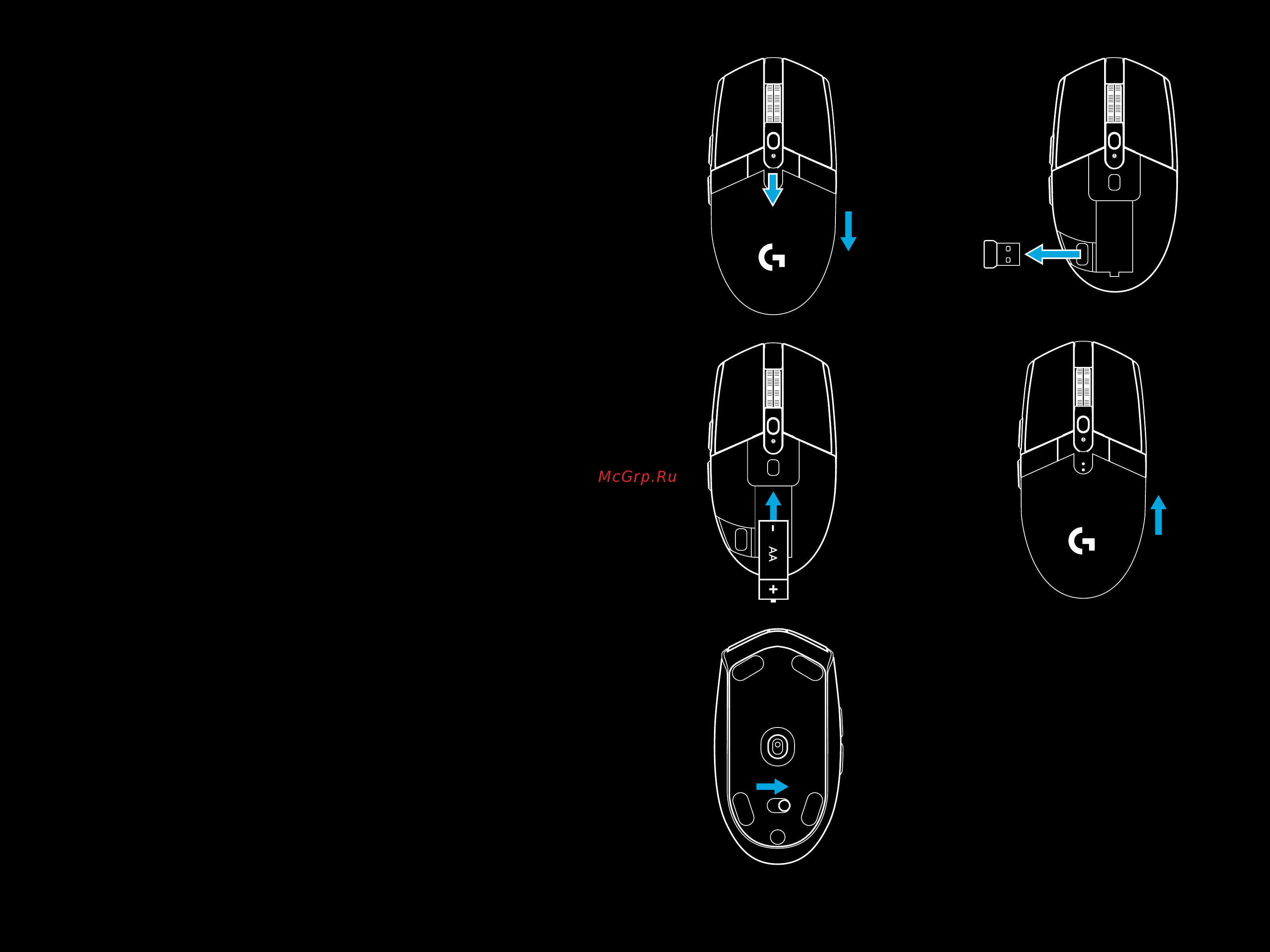 Logitech G305 (910-005282) [3/8] Подготовка к работе