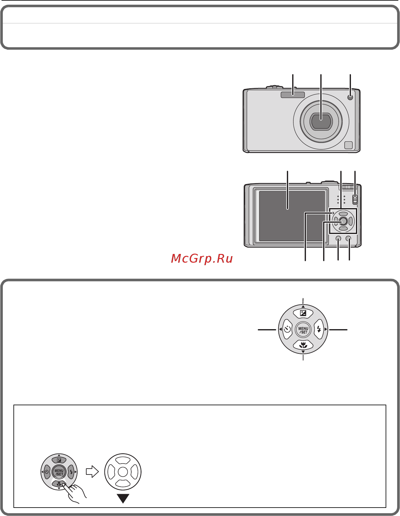 Panasonic DMC-FX35EE-A Blue [9/128] Названия составных частей