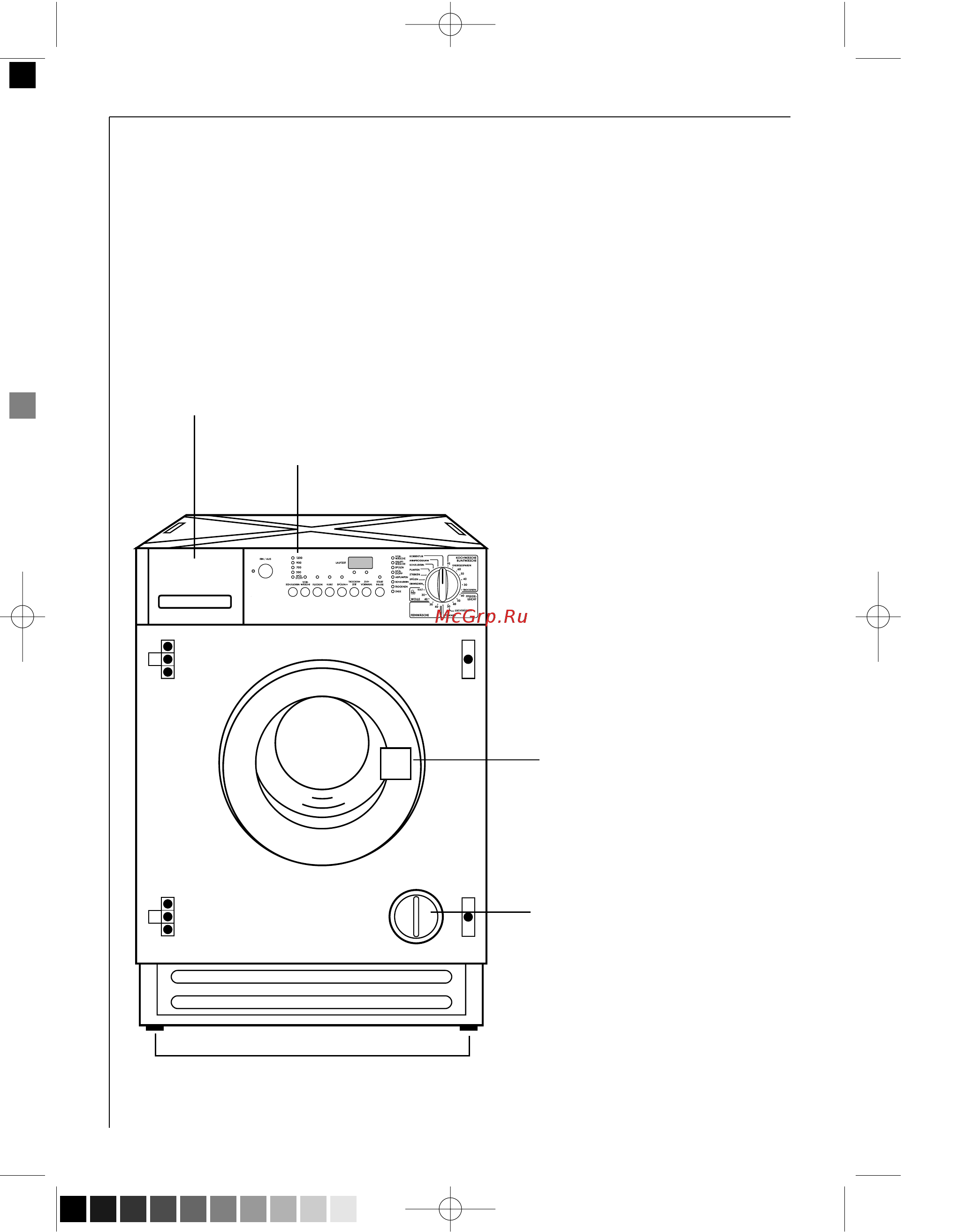AEG Lav 12700 VI [10/50] Панель управления
