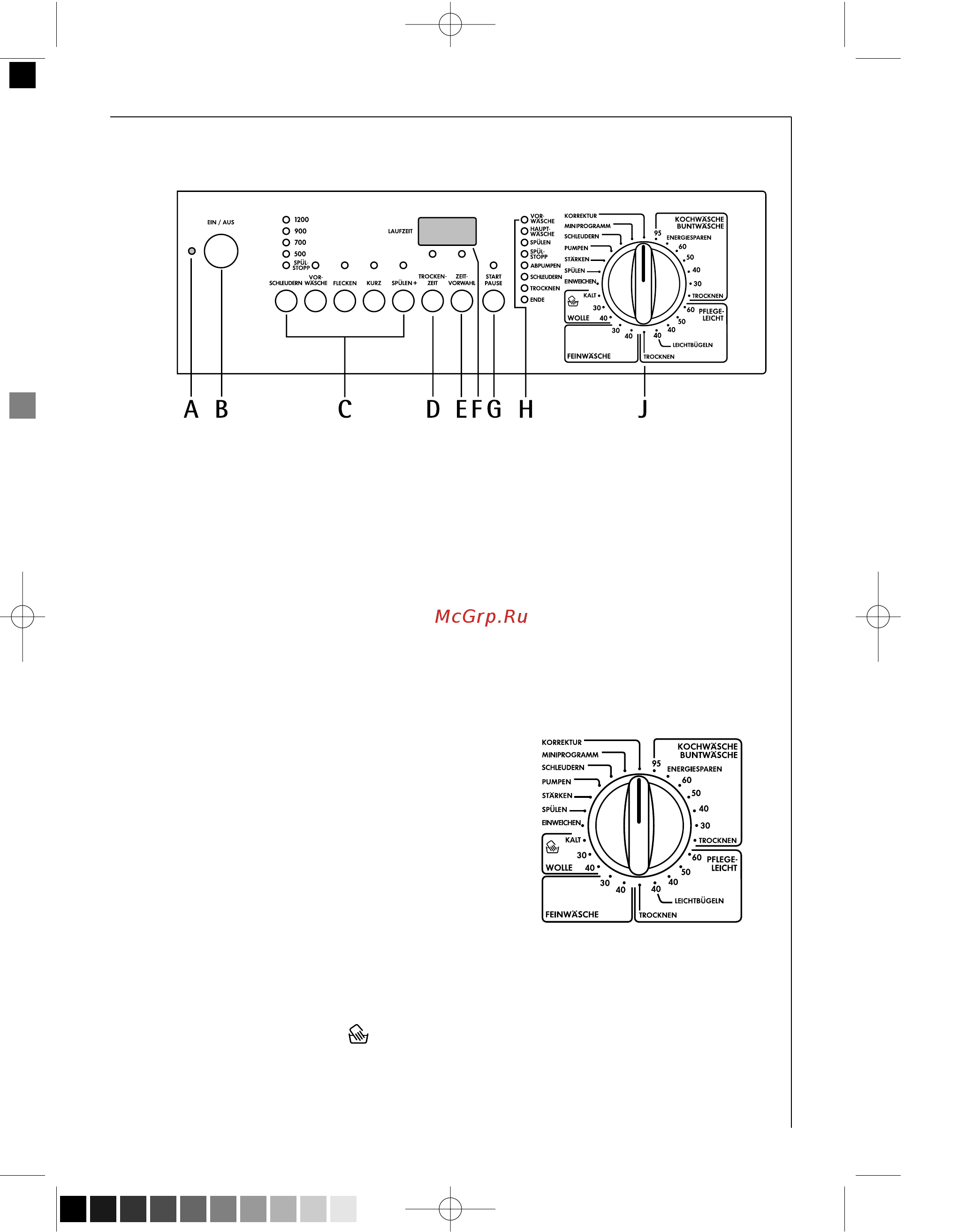 AEG Lav 12700 VI [11/50] Ав с d efg н