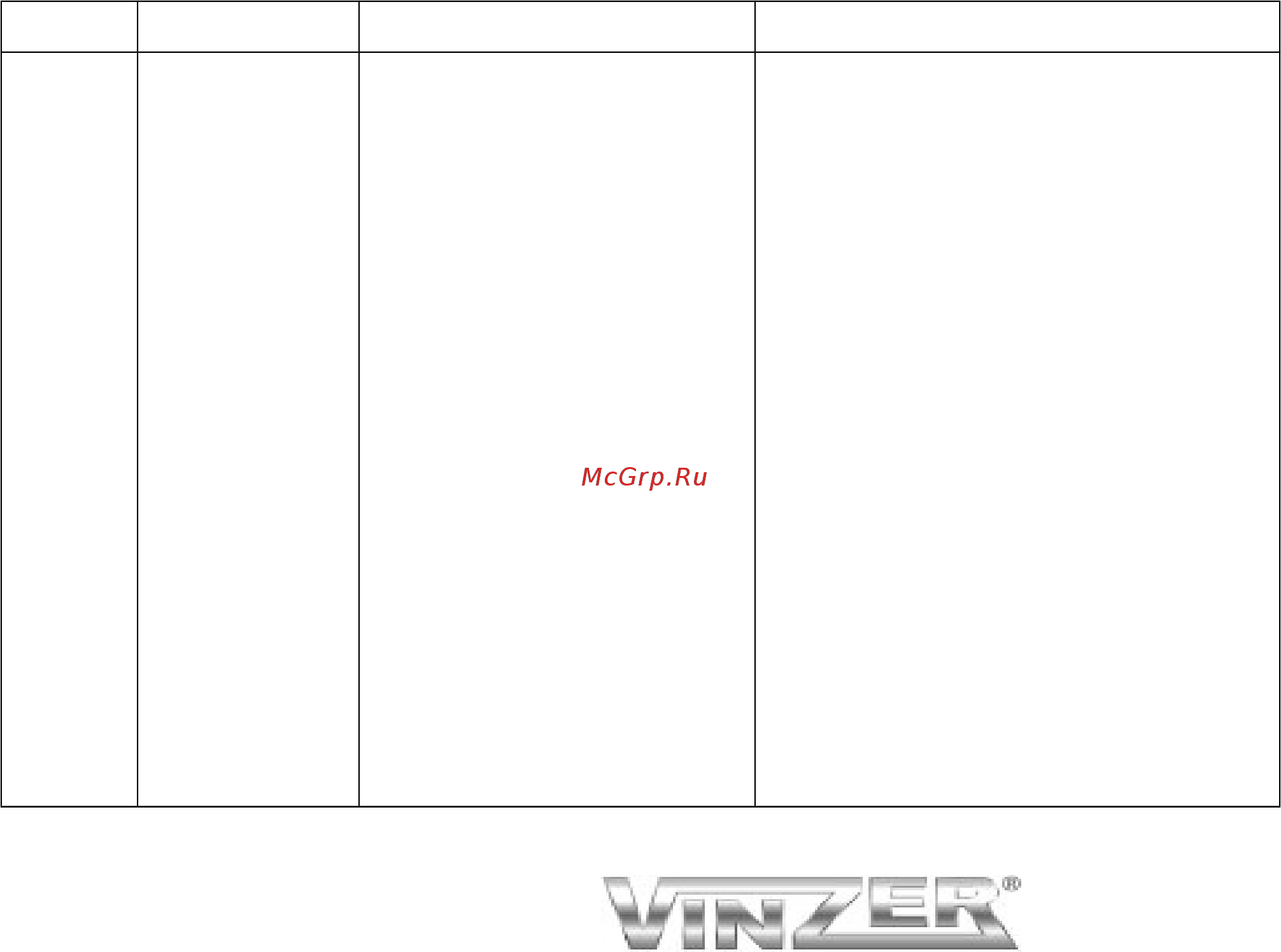 Vinzer 69463 24х24см Руководство по эксплуатации онлайн