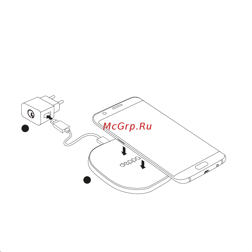Deppa Qi Fast Charger (24000) Black [2/6] Использование беспроводного зарядного устройства