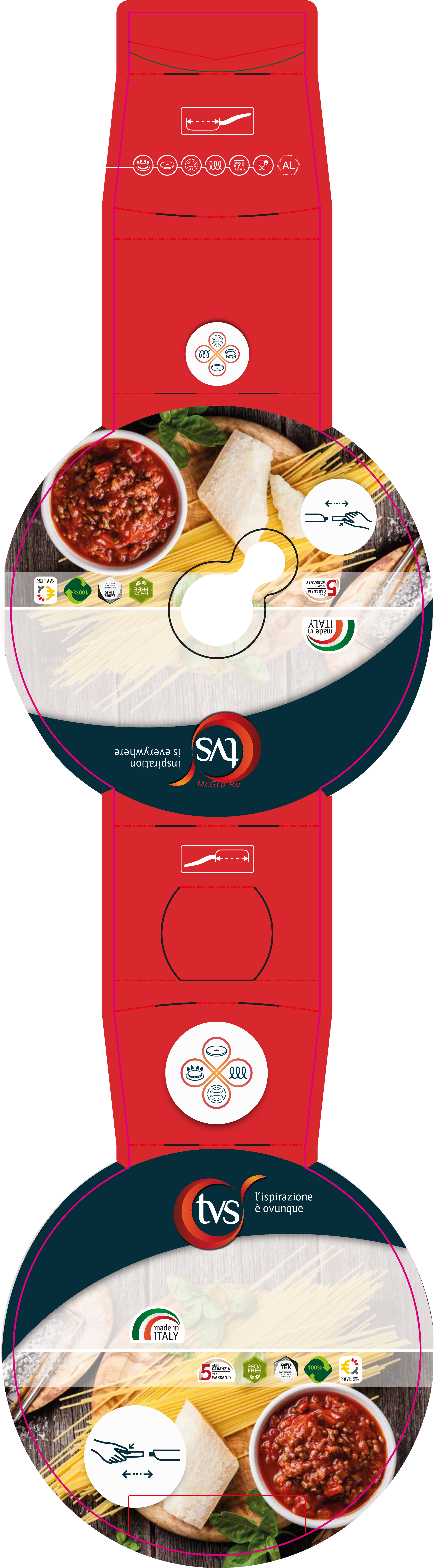 TVS Buongiorno 24 см (BN163243310001) Руководство по эксплуатации онлайн