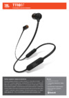 JBL T110 BT Black Руководство по эксплуатации
