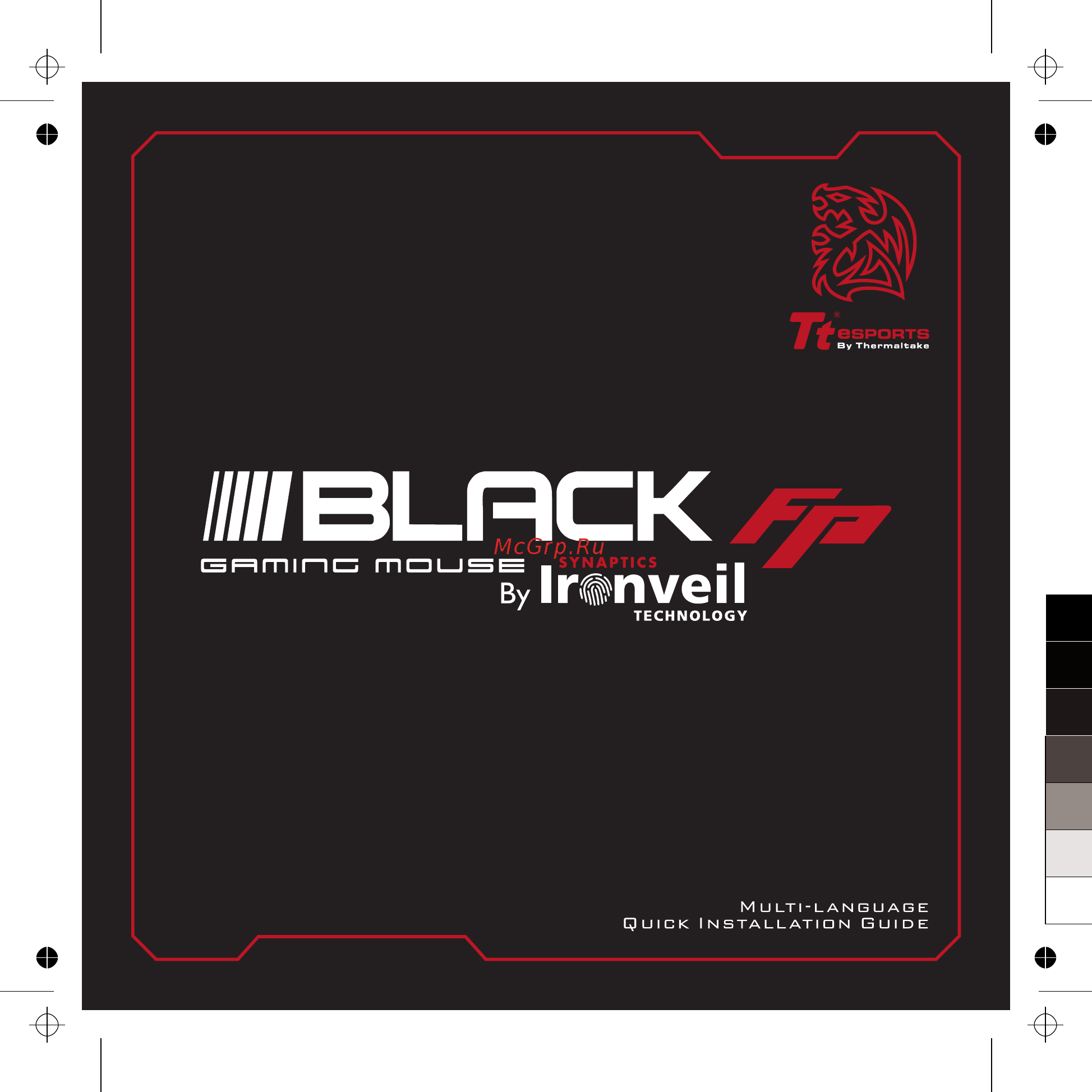 Thermaltake eSPORTS Black FP Black (MO-BKV-WDLGBK-01) Руководство по эксплуатации онлайн