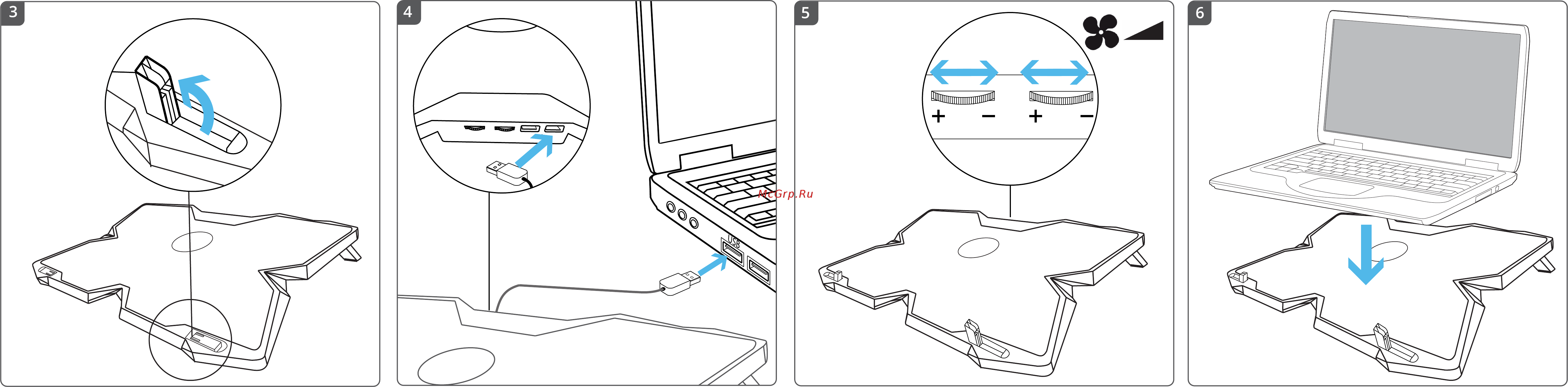 Trust GXT 278 Yozu Notebok Cooling Stand (20817) Руководство по эксплуатации онлайн [2/2] 439071