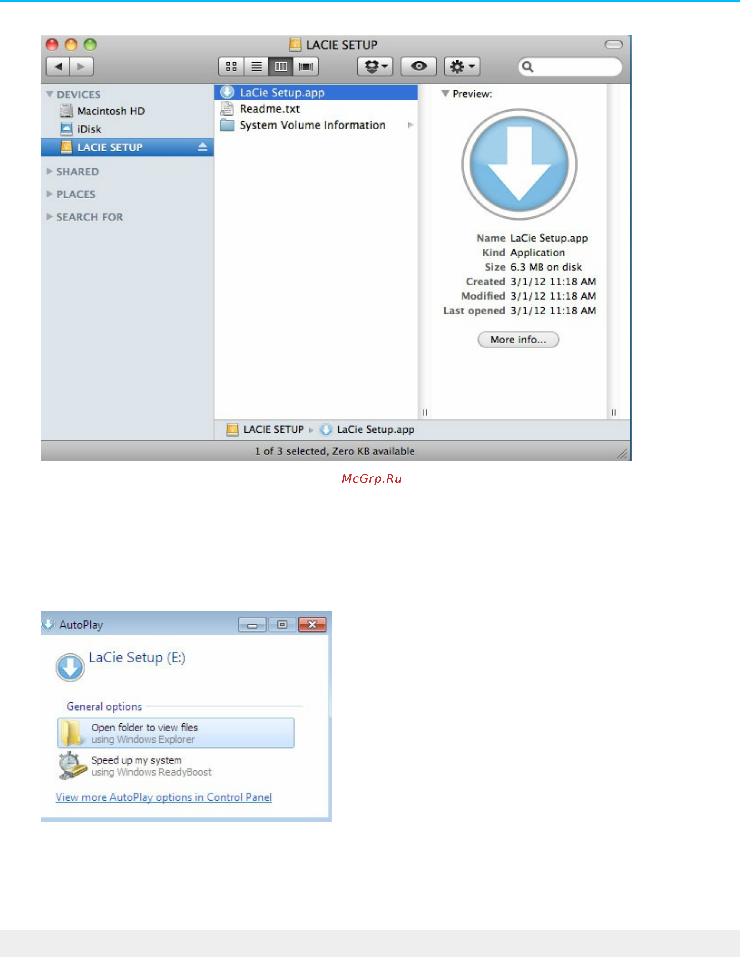 Lacie 2TB Porsche Design Silver (STFD2000400) [12/26] Действия программы lacie setup assistant