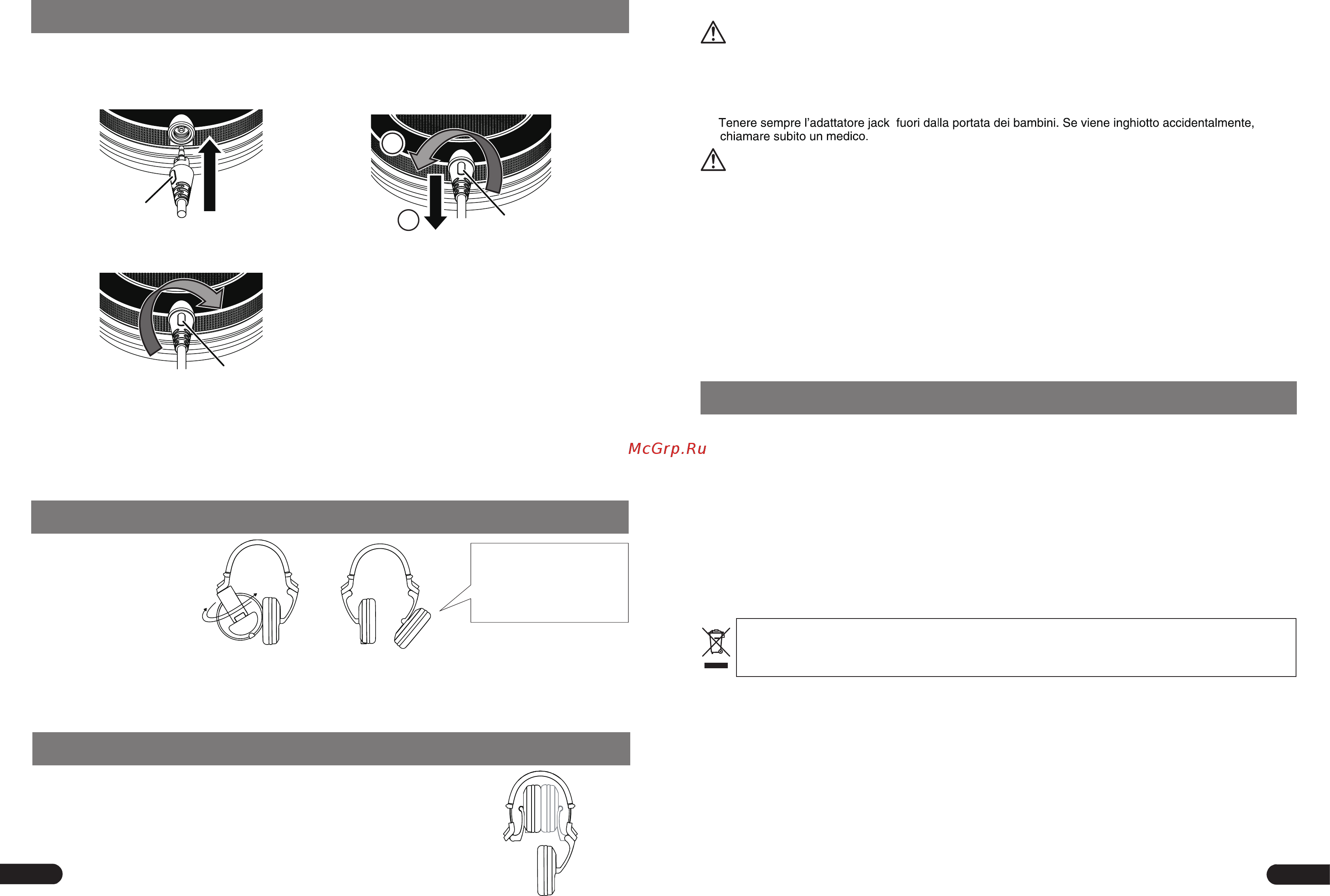 Pioneer HDJ-X5-K [7/16] Attenzione