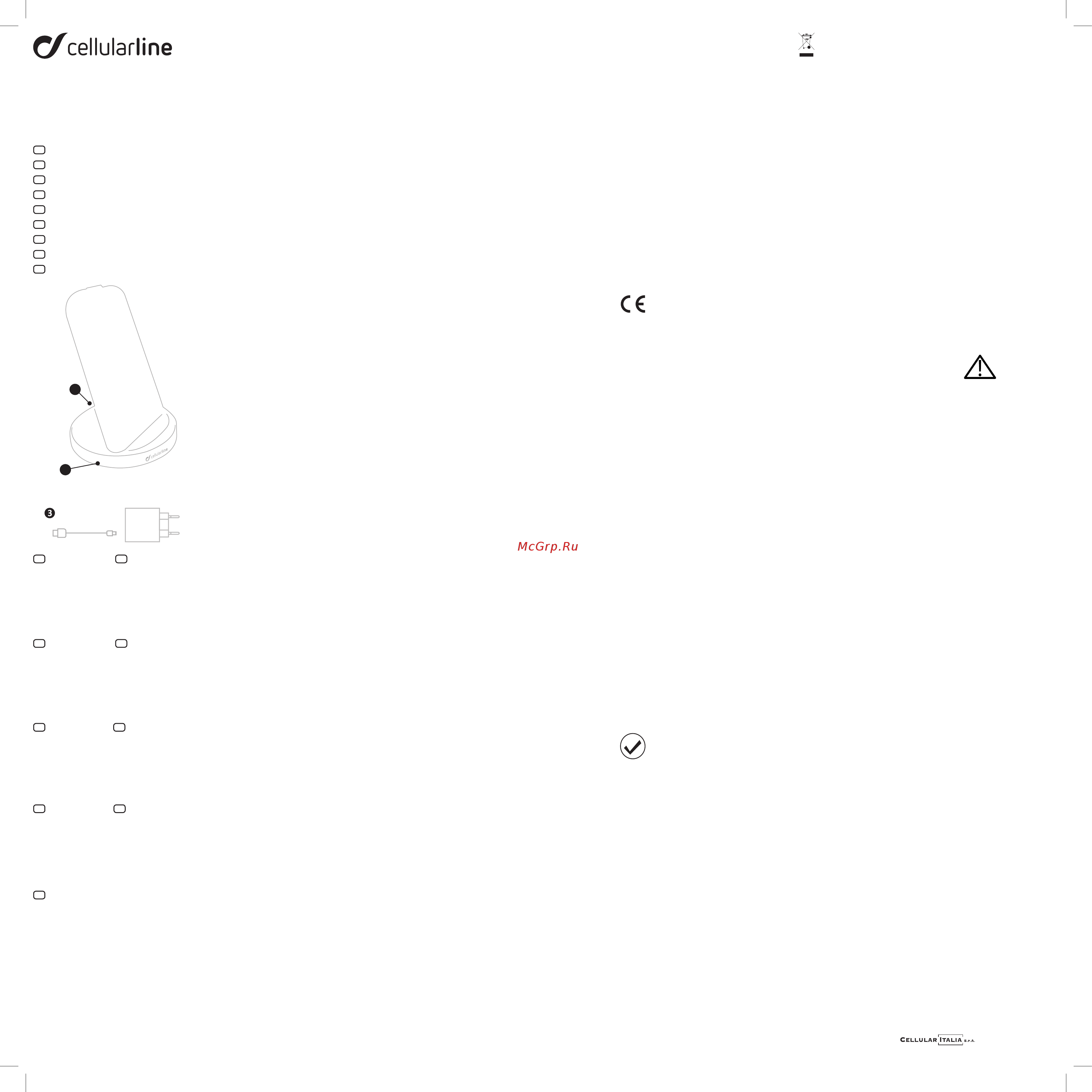 Cellular Line WIRELESTANDIPHW [2/2] Wireles