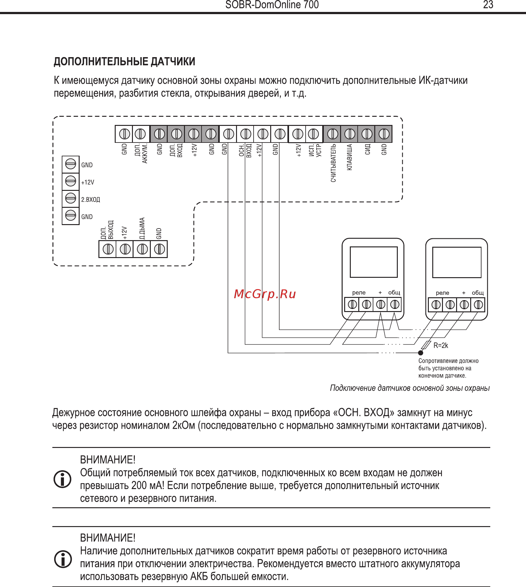 SOBR DomOnline 700 v2 Руководство пользователя и инструкция по установке v.1.2. онлайн [21/29] 770887