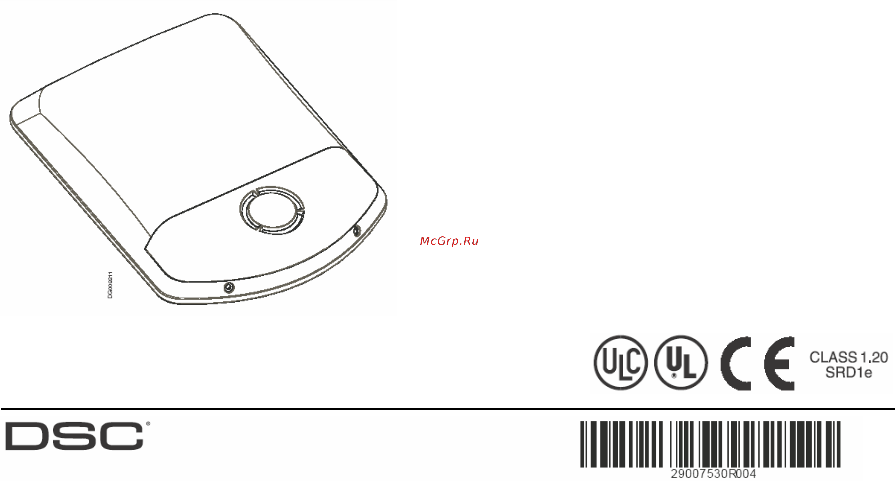 DSC WT4911BAM Инструкция по установке онлайн