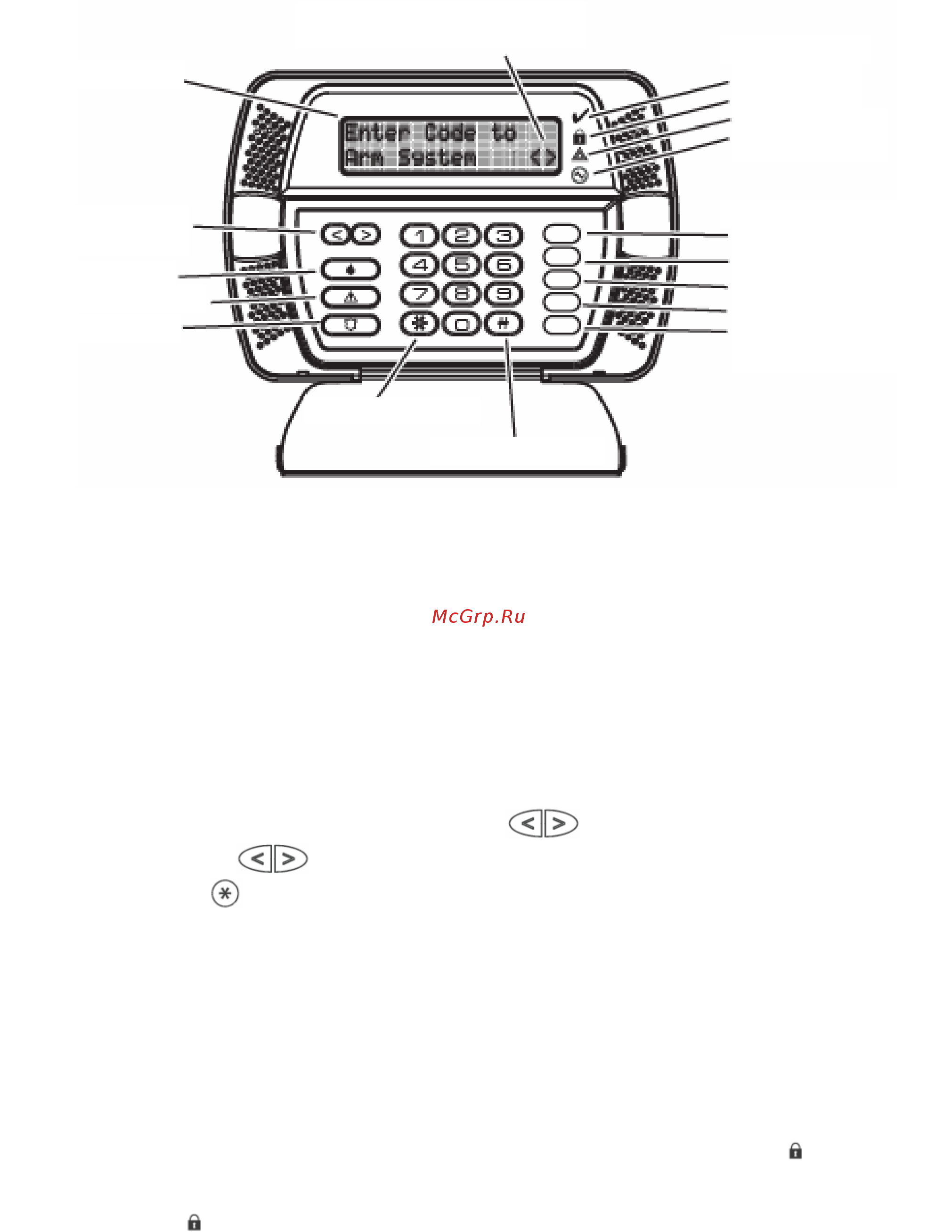 DSC SCW445 [5/16] Органы управления и индикация