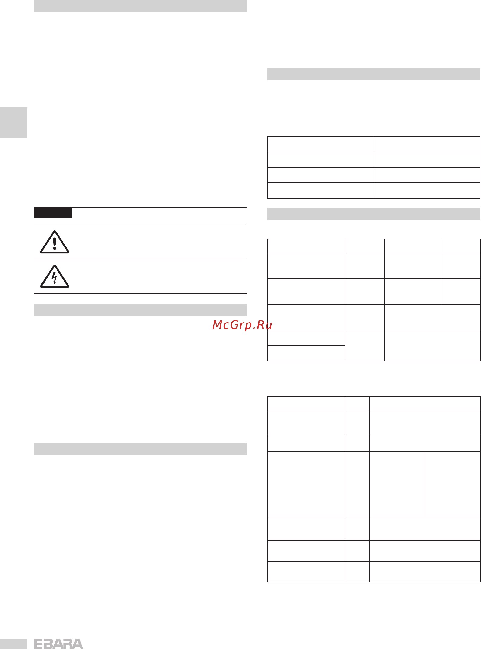 Ebara EVM 5 16N5/3,0 [14/107] Introduction