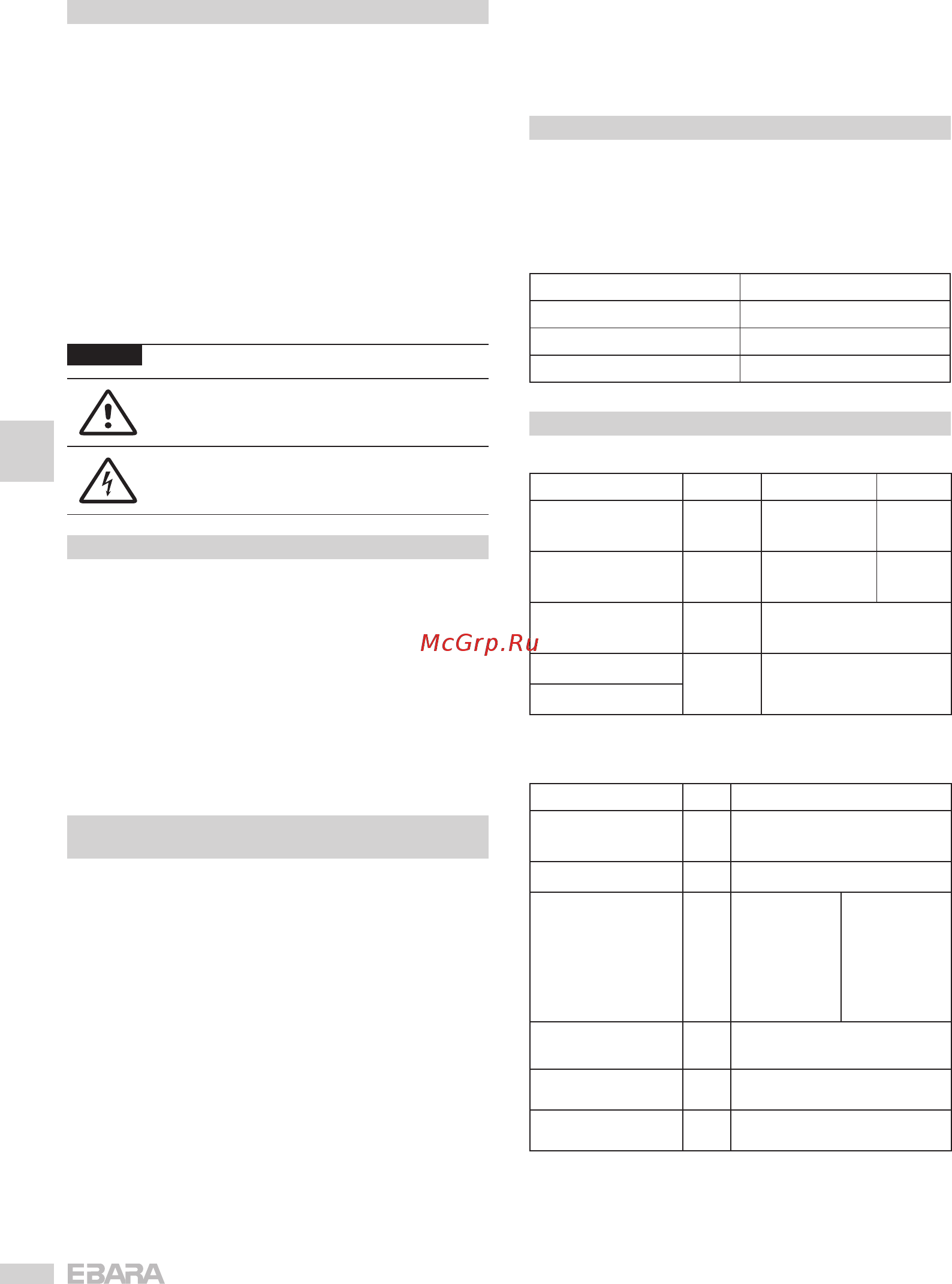 Ebara EVM 32 11-0F5/22 [32/107] Inledning