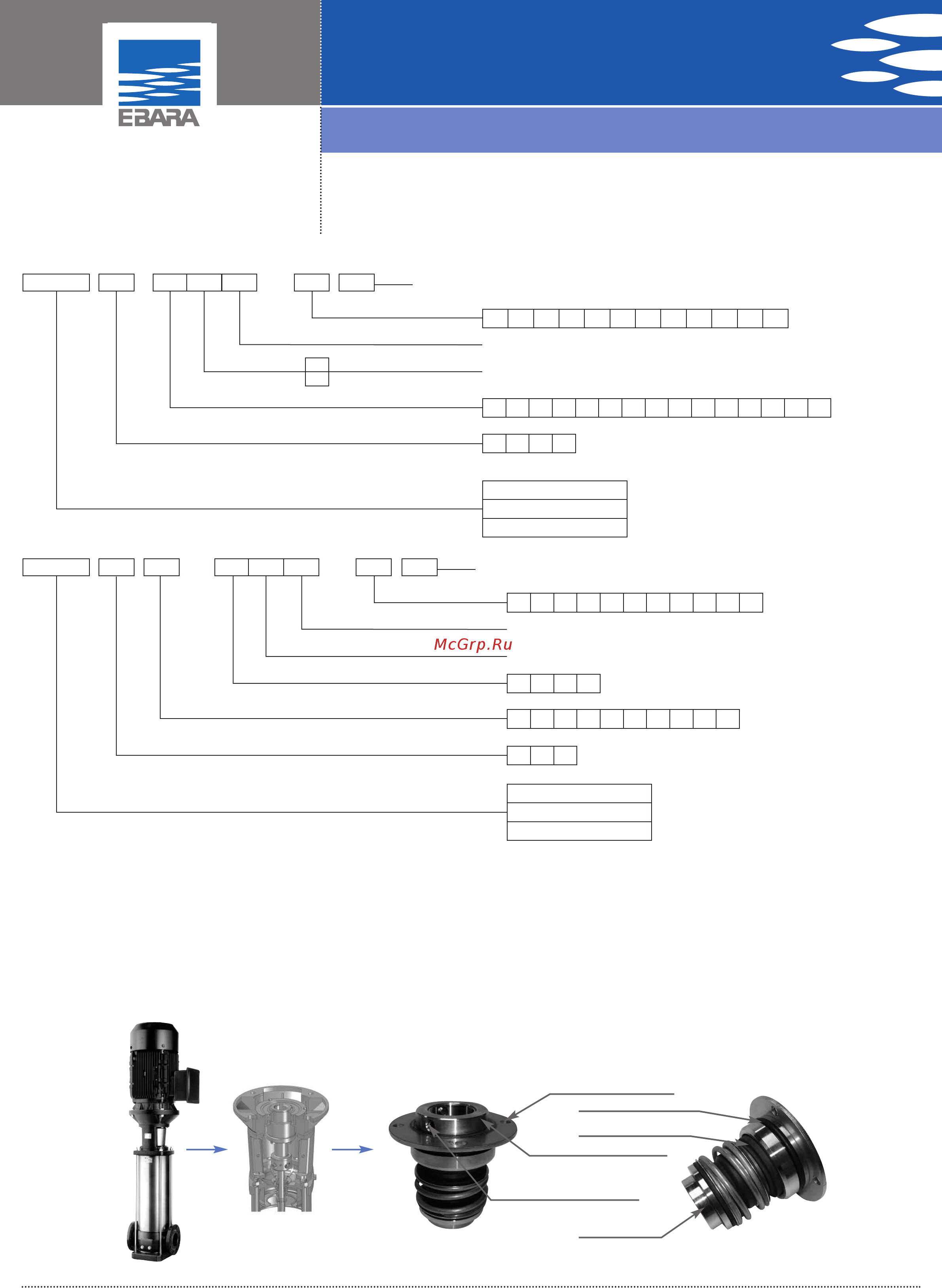 Ebara EVM 64 3-0F5/18,5 [2/35] Vertical multistage electric pumps