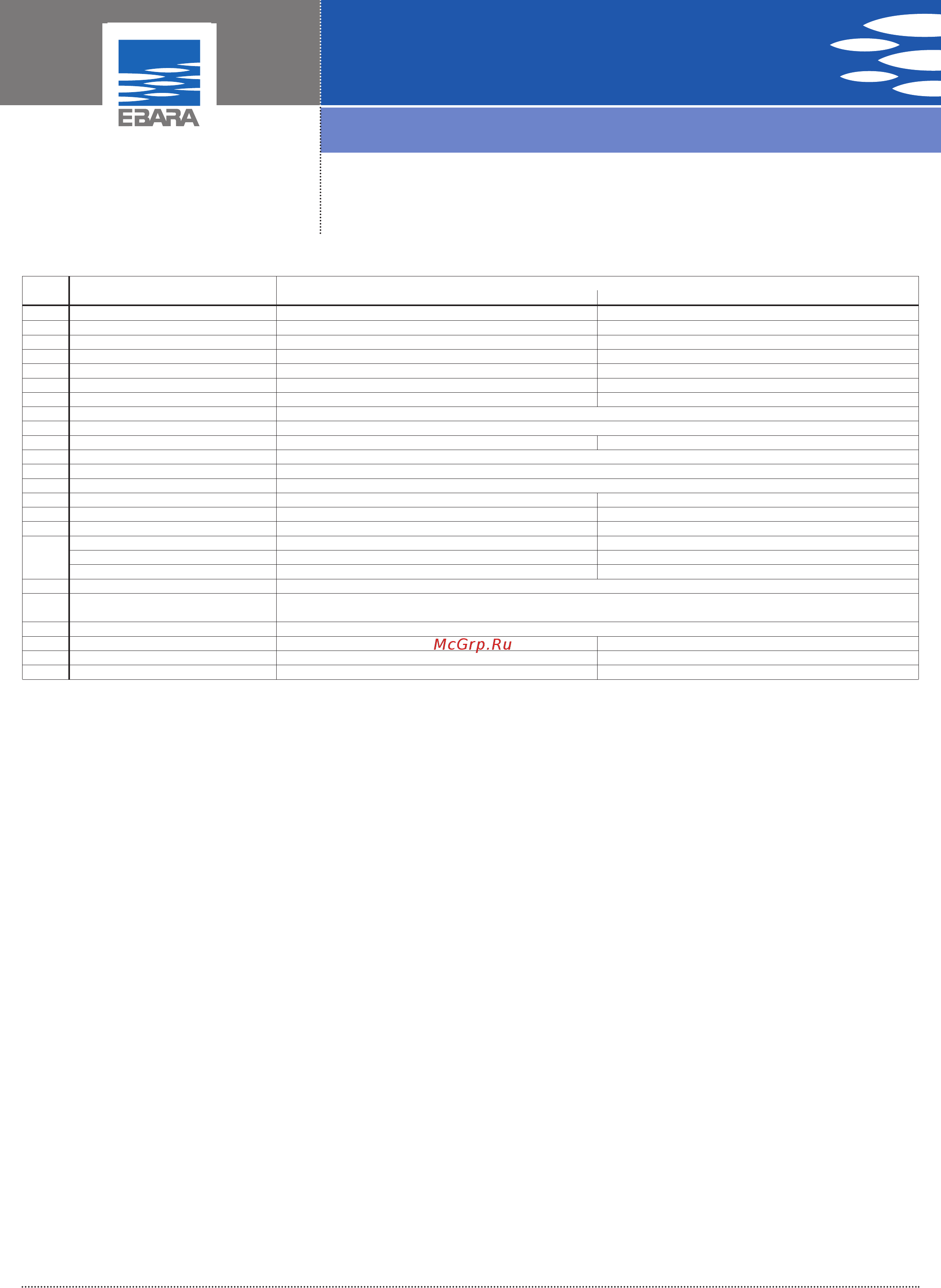 Ebara EVM 3 7N5/0,75 [22/35] Vertical multistage electric pumps