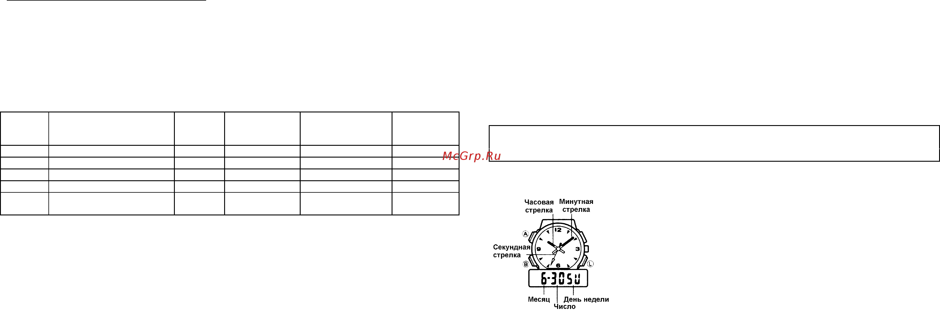 Casio TRT-500-1B Инструкция по эксплуатации онлайн