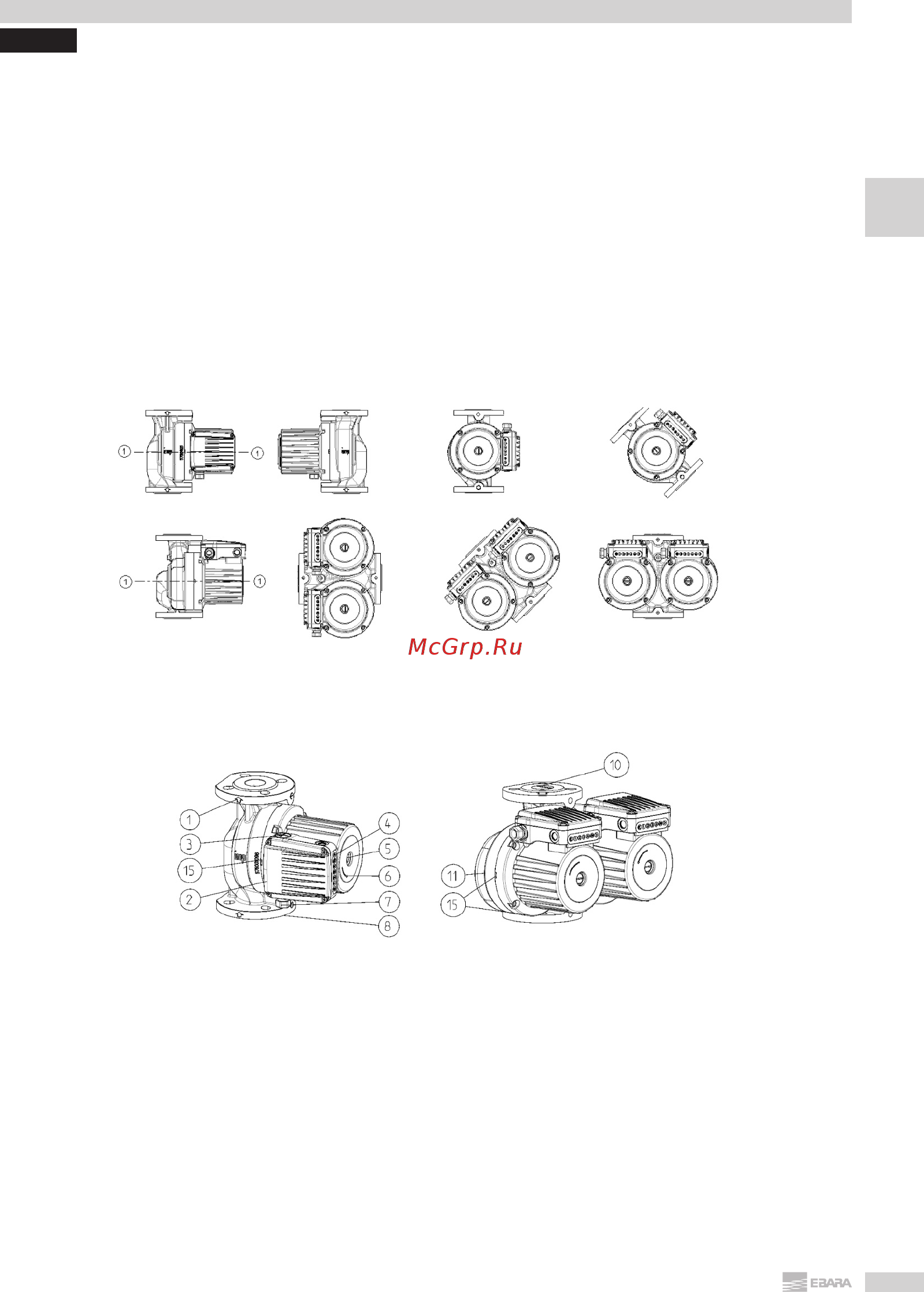 Ebara MR B 65-70 F Инструкция по эксплуатации онлайн [9/40] 441443