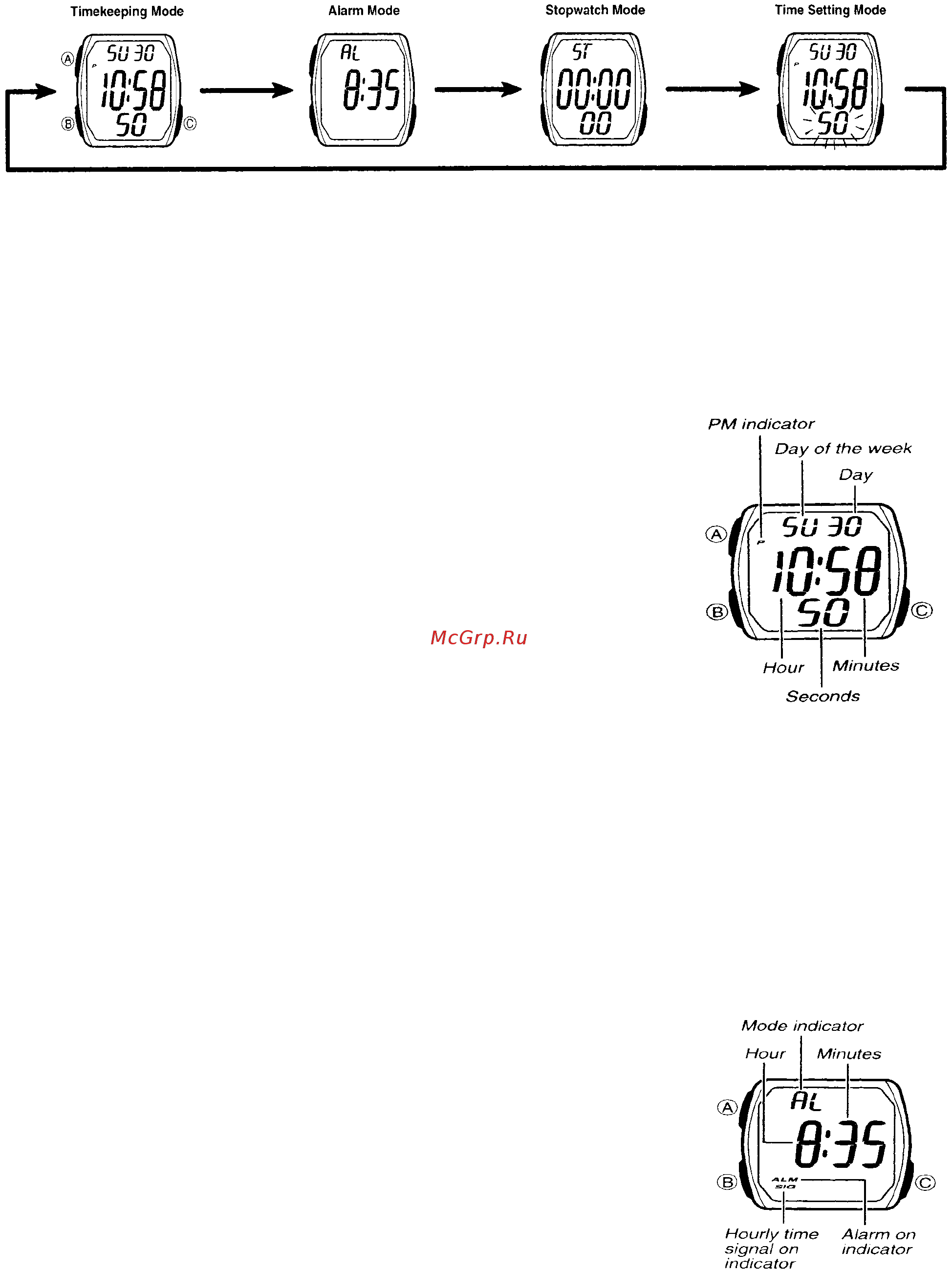 Casio EFD-102D-2 Инструкция по эксплуатации онлайн [3/6] 441689