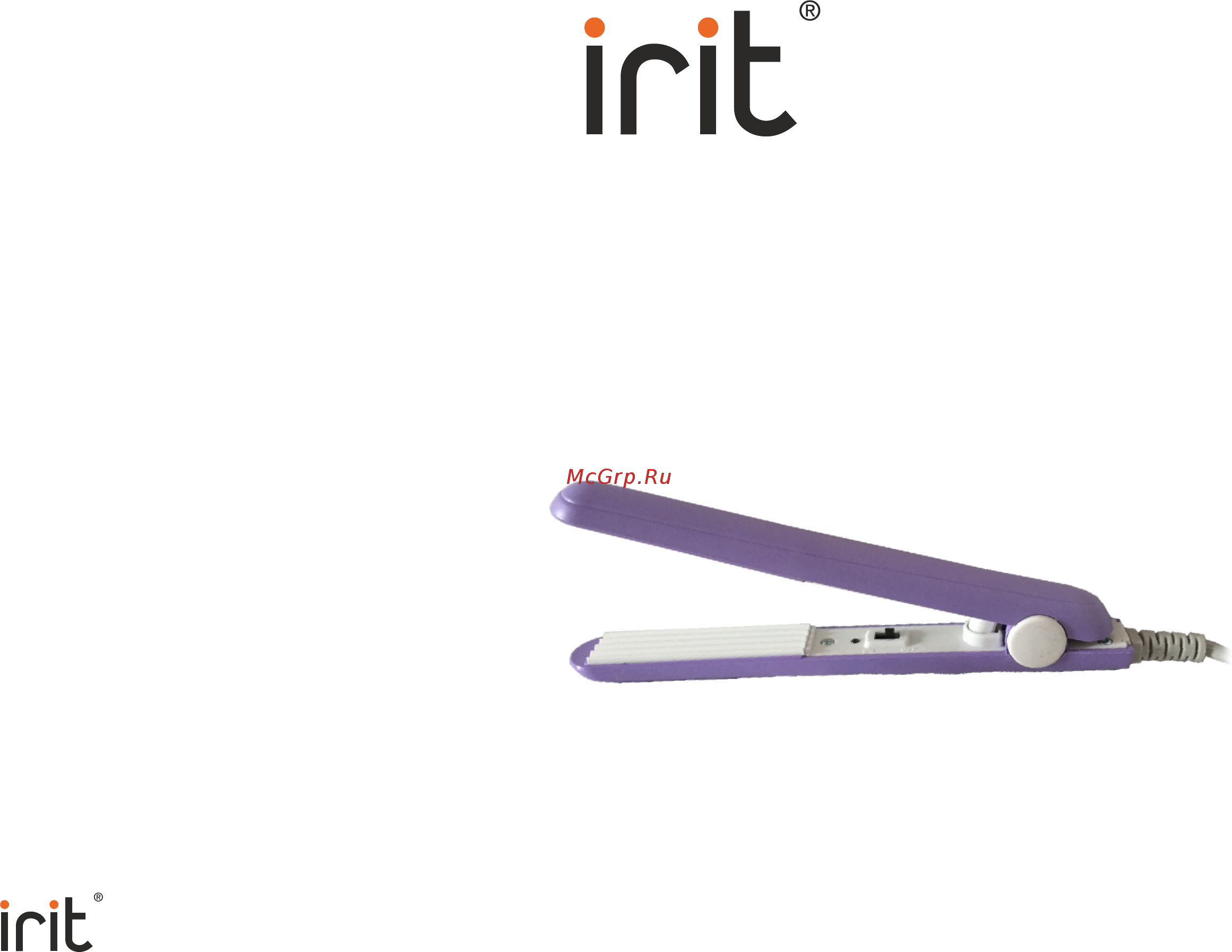 Irit IR-3173 Инструкция по эксплуатации онлайн