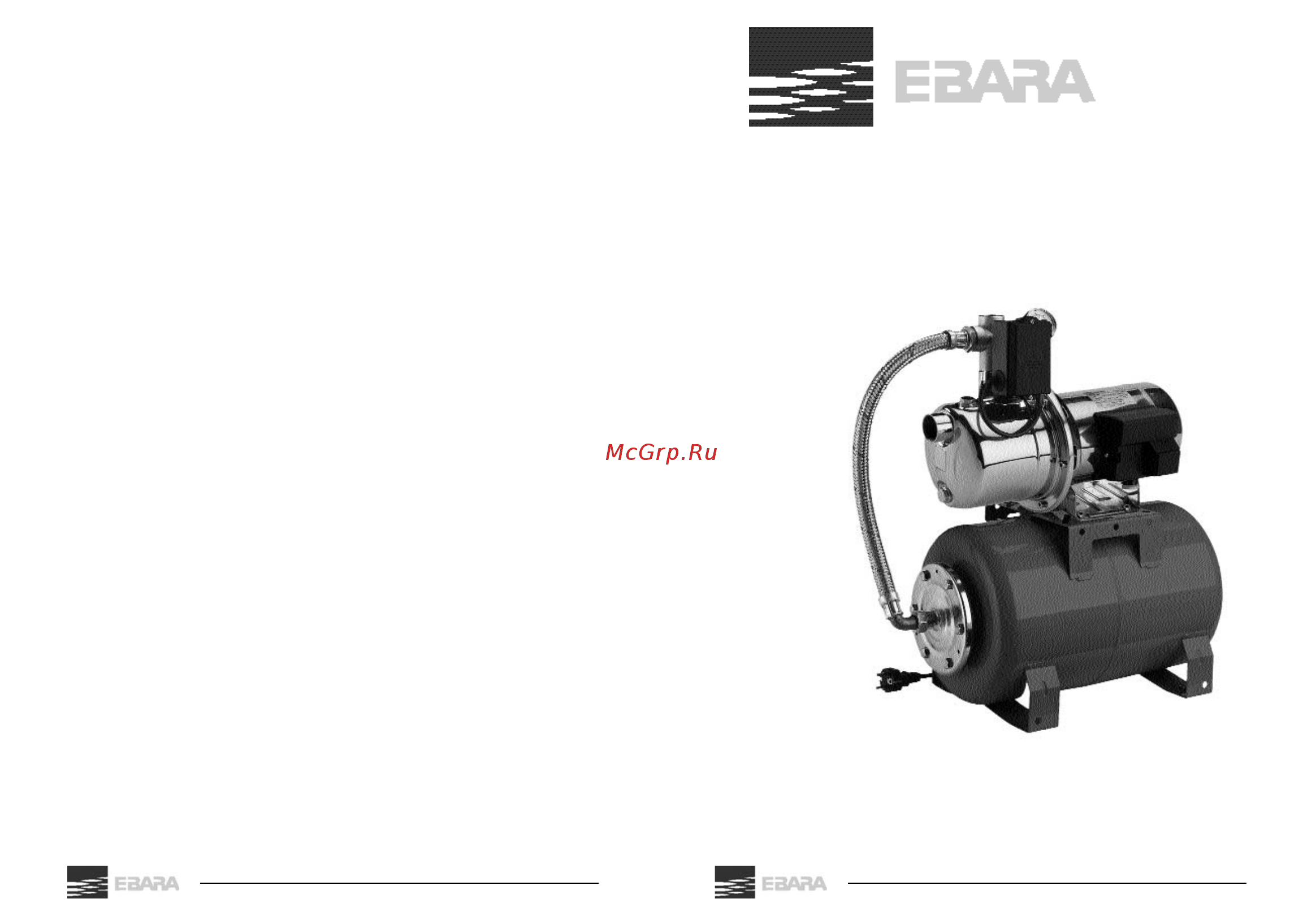 Ebara JES 5 Инструкция по эксплуатации онлайн