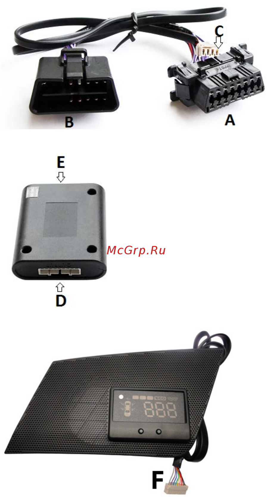 Carax HUD CRX-3120-17 [2/4] Внешний вид устройства