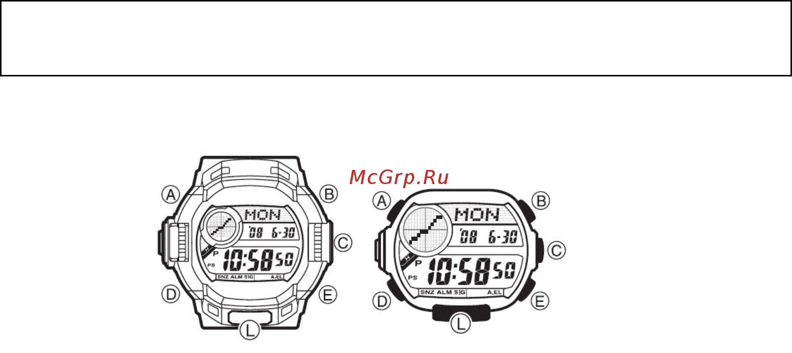 Casio G-9200R-4D Инструкция по эксплуатации онлайн [2/9] 445126