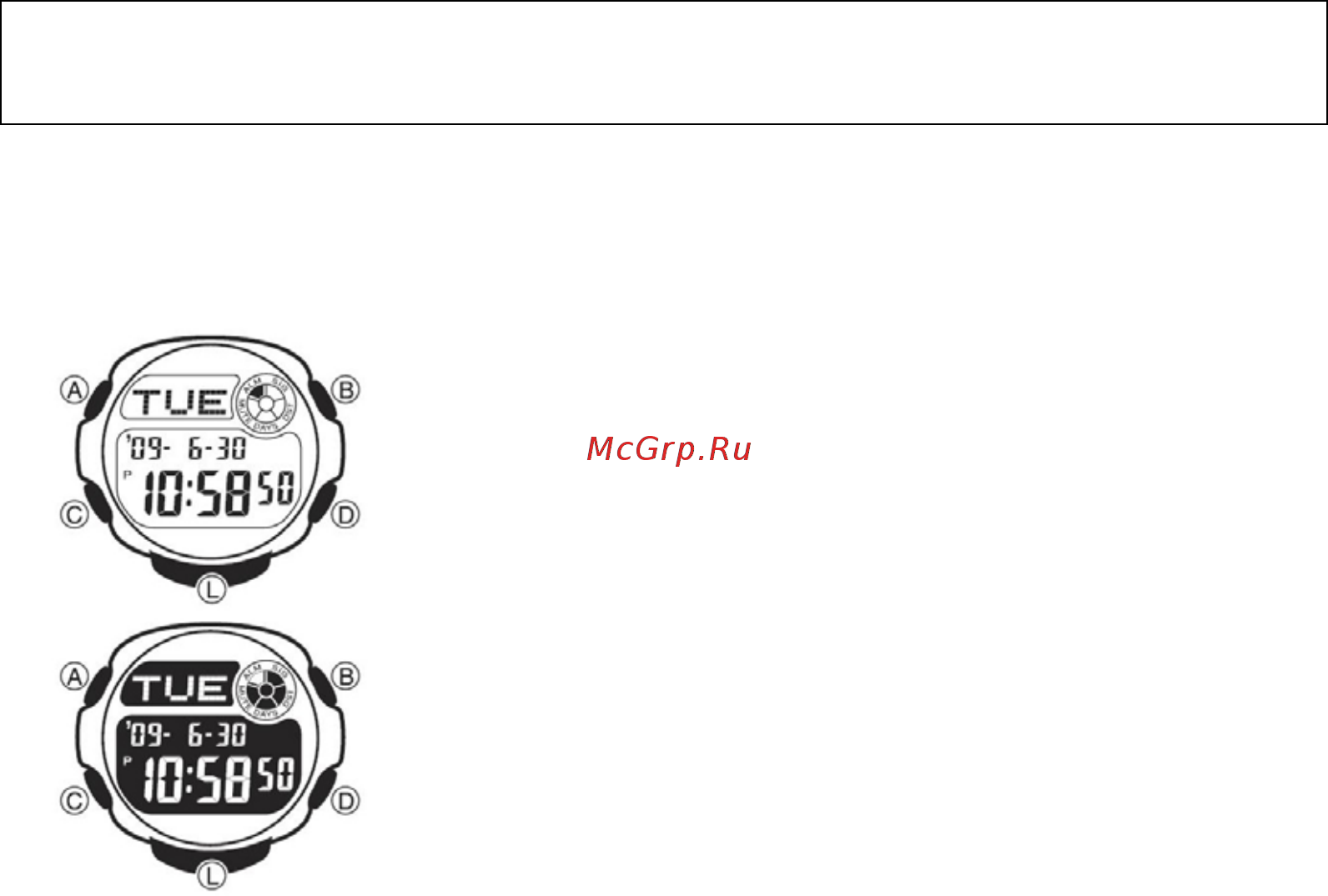 Casio BG-169R-4B Инструкция по эксплуатации онлайн [2/6] 445496