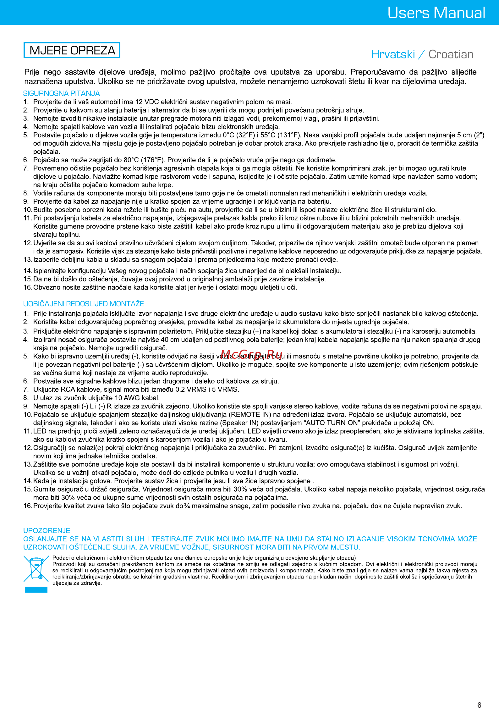 Md.lab AM-D4.100 [7/38] Users manual