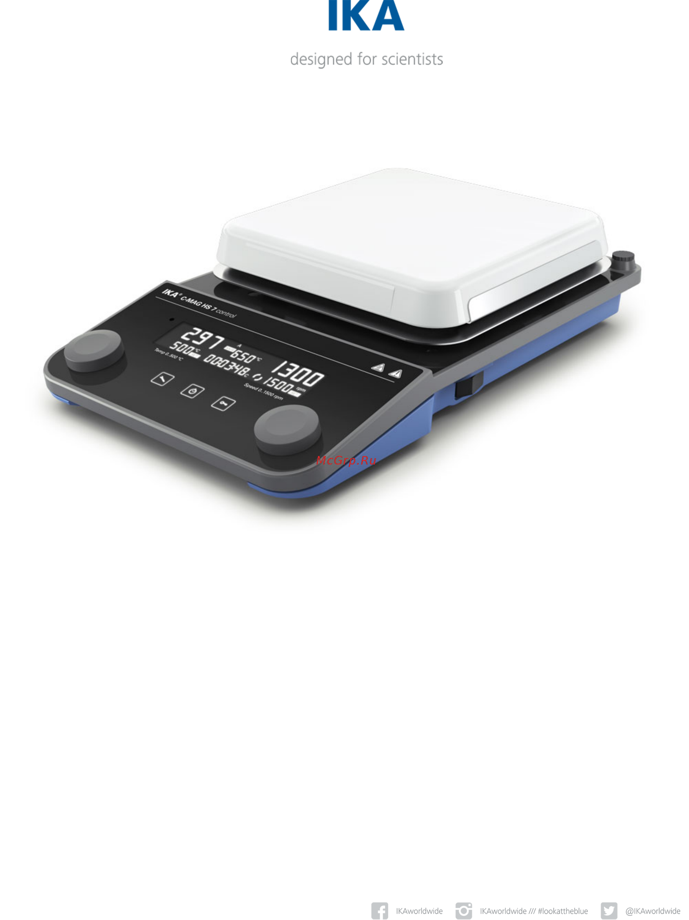 IKA C-MAG HS 7 control 0020002694 Технический паспорт онлайн