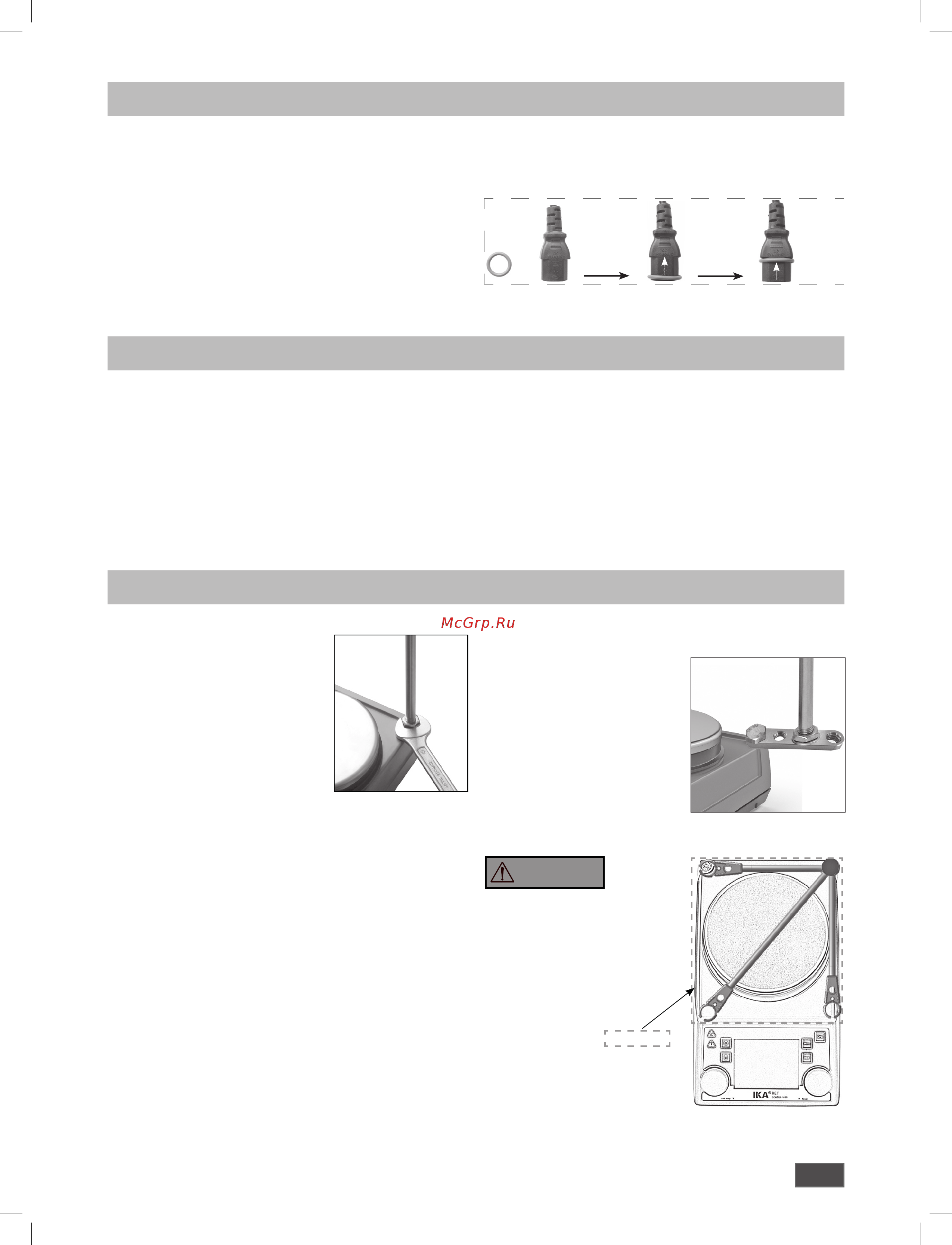 IKA RET control-visc 0005020000 [22/136] Assembling the support rod