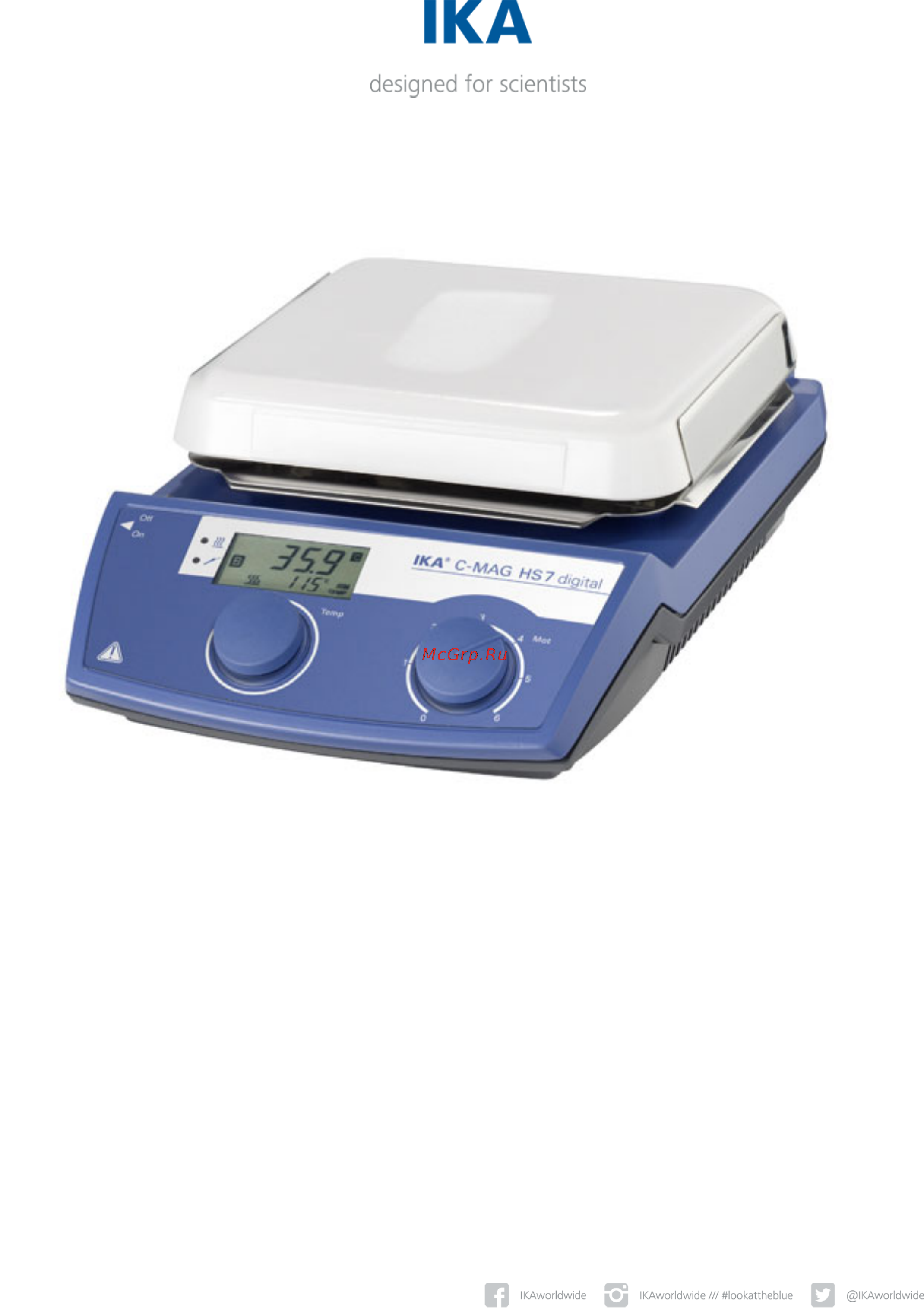 IKA C-MAG HS 7 digital 0003487000 Технический паспорт онлайн