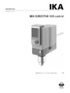 IKA EUROSTAR 400 control 0004214100 Руководство по эксплуатации