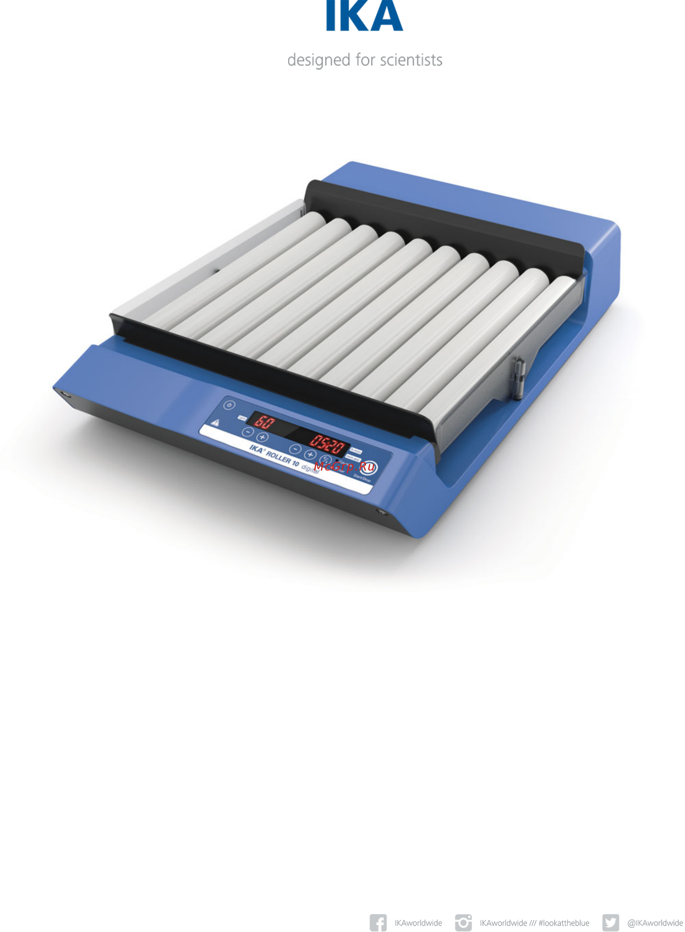 IKA ROLLER 10 digital 0004013000 Технический паспорт онлайн