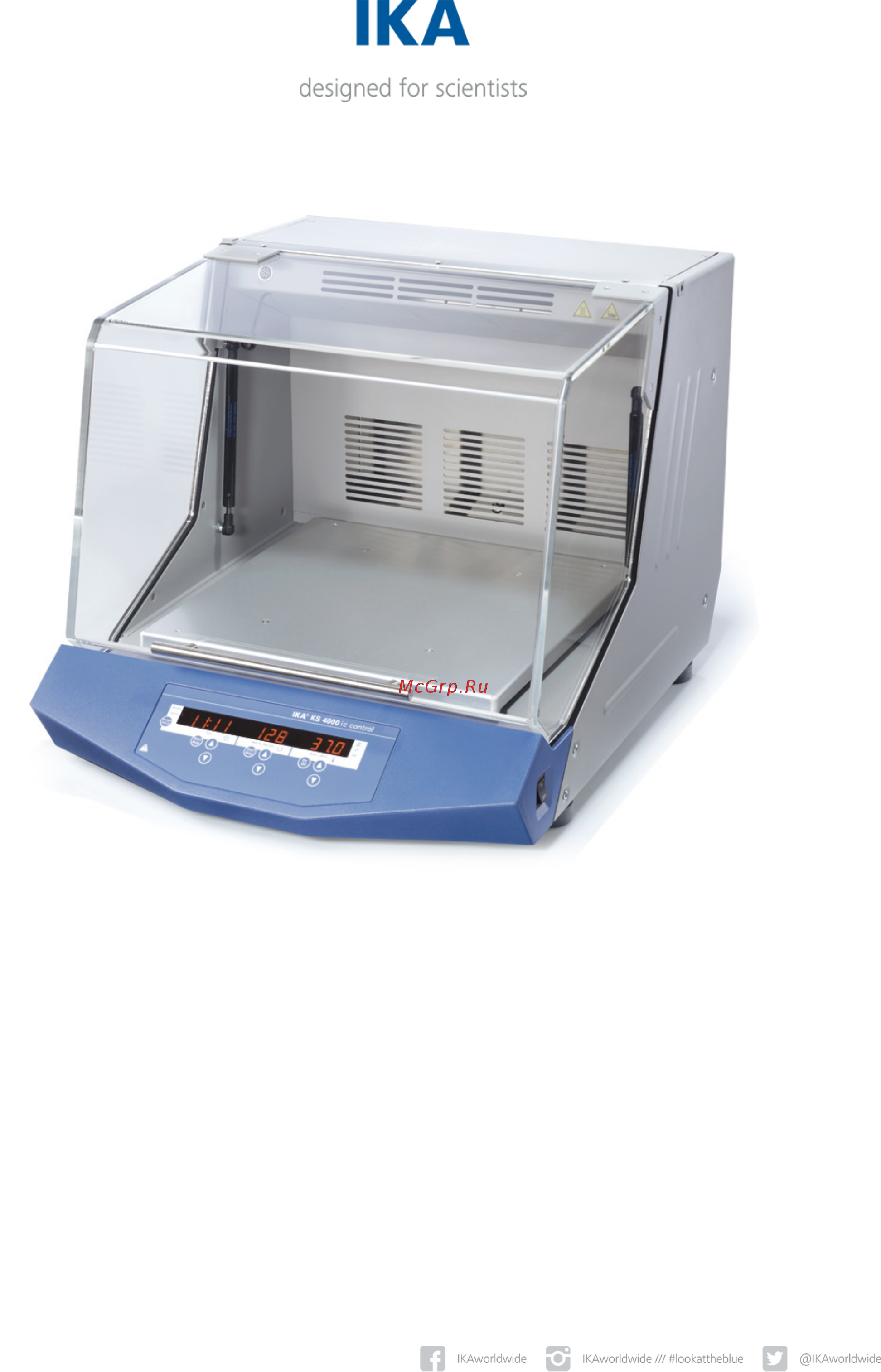 IKA KS 4000 ic control 0003510100 Технический паспорт онлайн