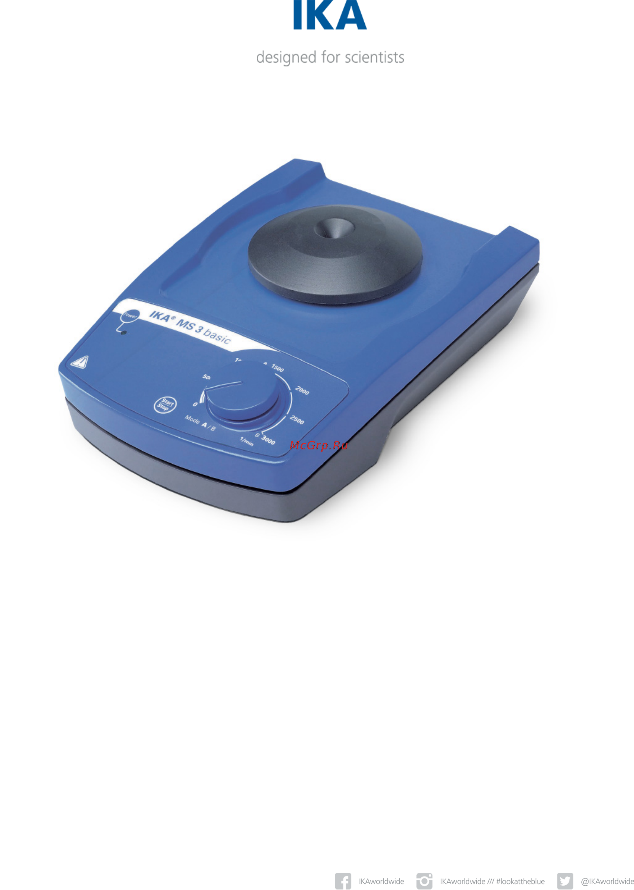 IKA MS 3 basic 0003617000 Технический паспорт онлайн