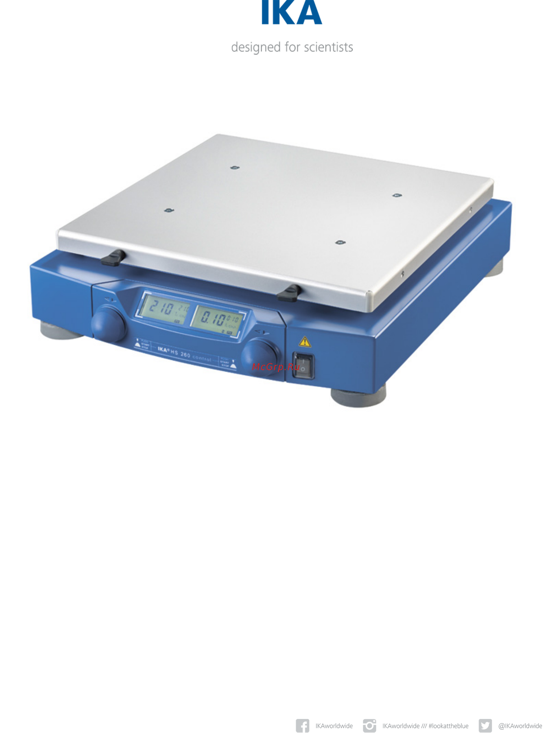 IKA HS 260 control NOL 0004278600 Технический паспорт онлайн