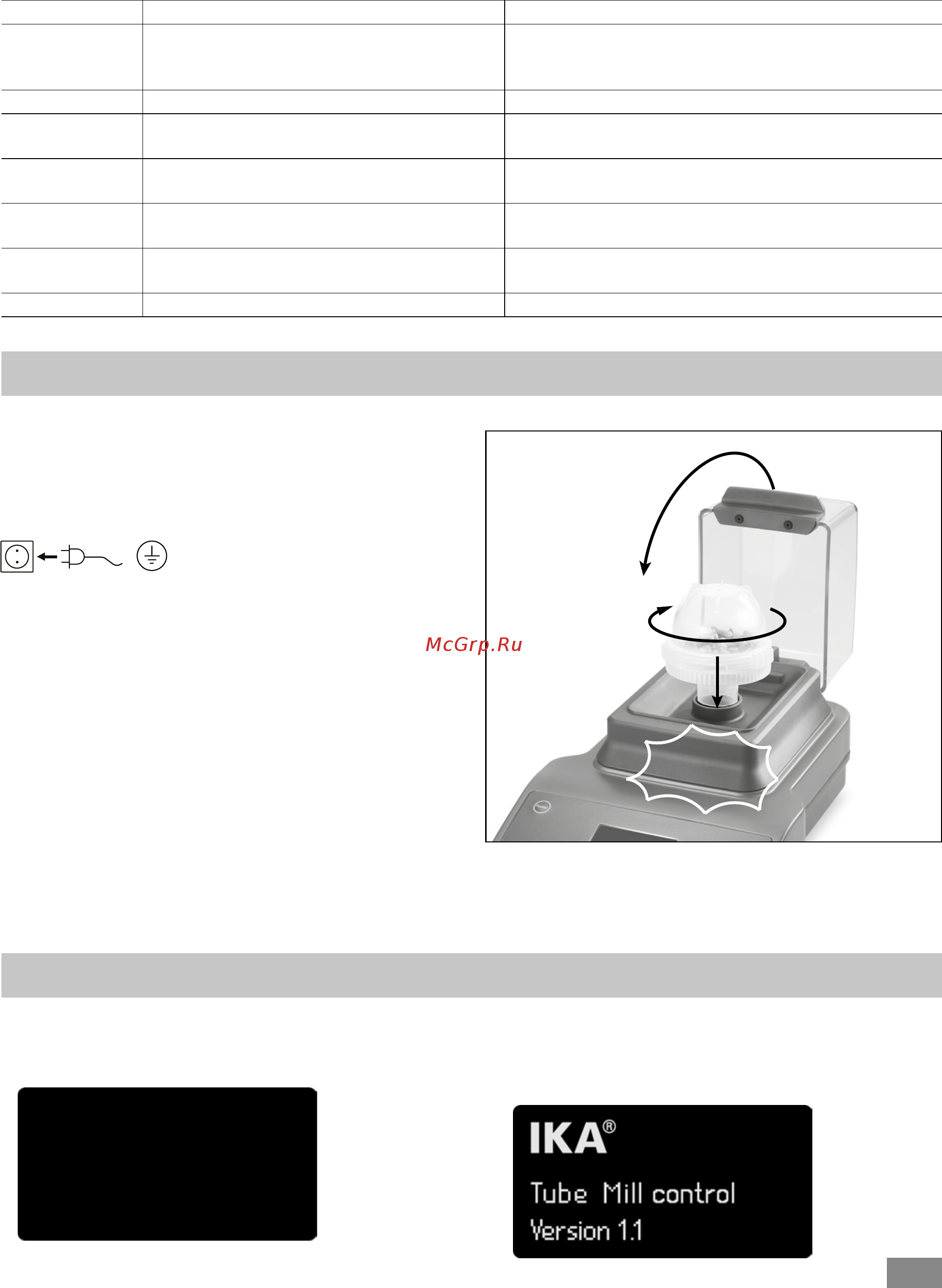 IKA Tube Mill control 0004180000 [7/96] Standby