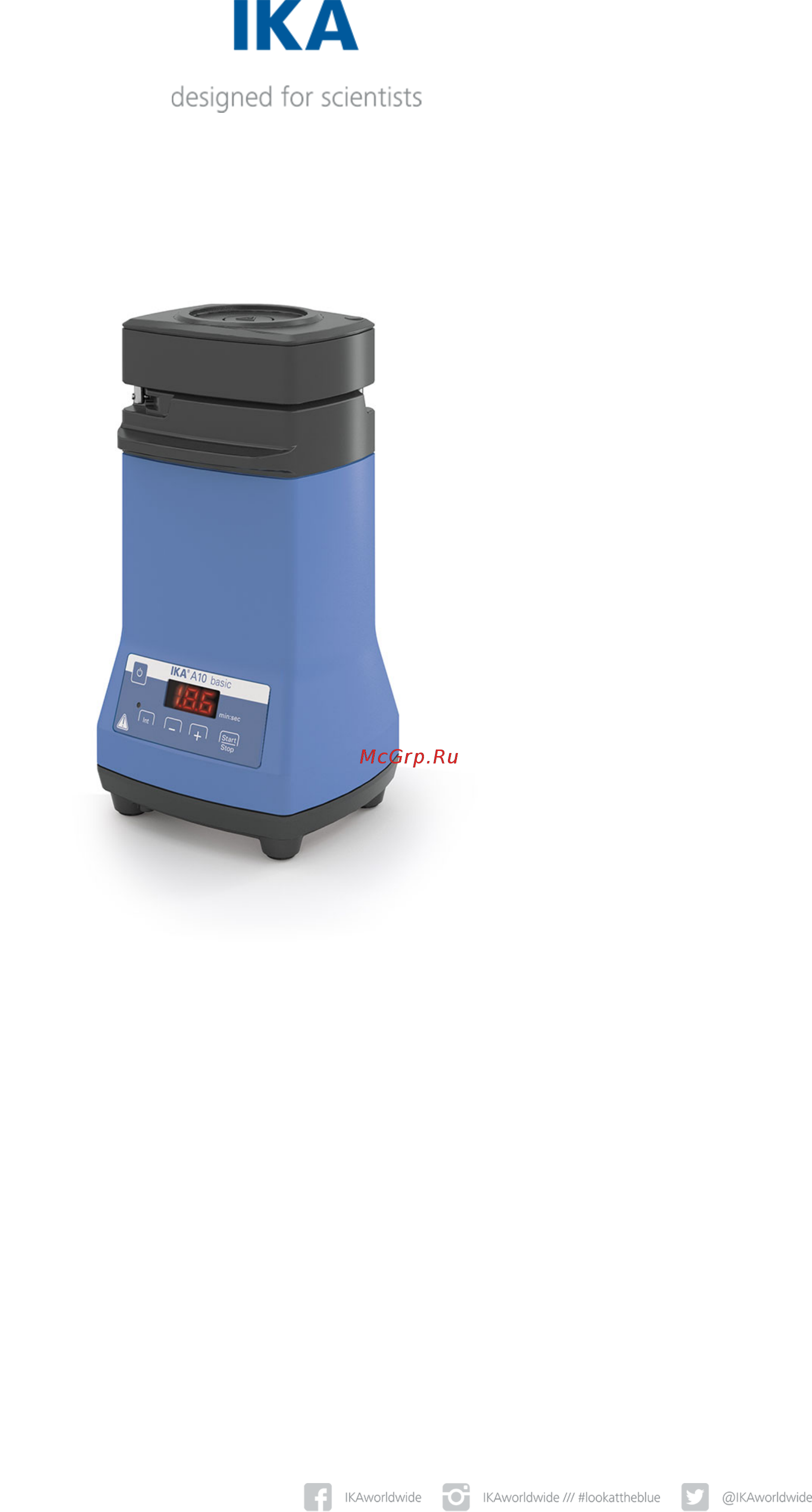 IKA A 10 basic 0004020700 Технический паспорт онлайн