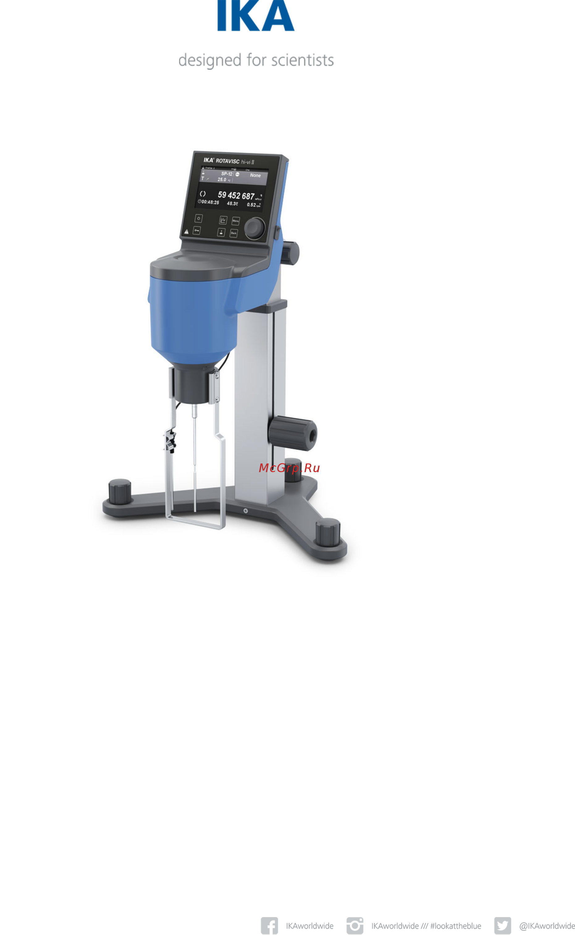 IKA ROTAVISC hi-vi II Complete 0025000313 Технический паспорт онлайн