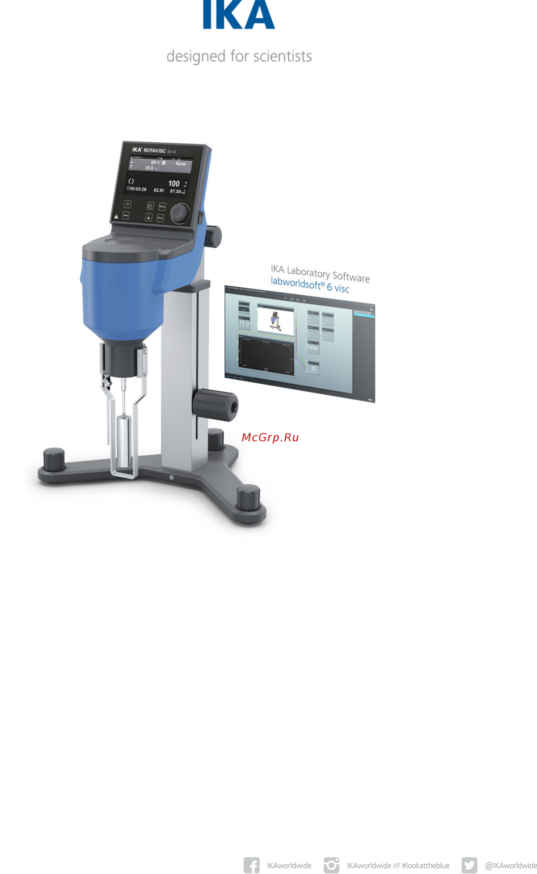 IKA ROTAVISC lo-vi Advanced 0025000320 Технический паспорт онлайн