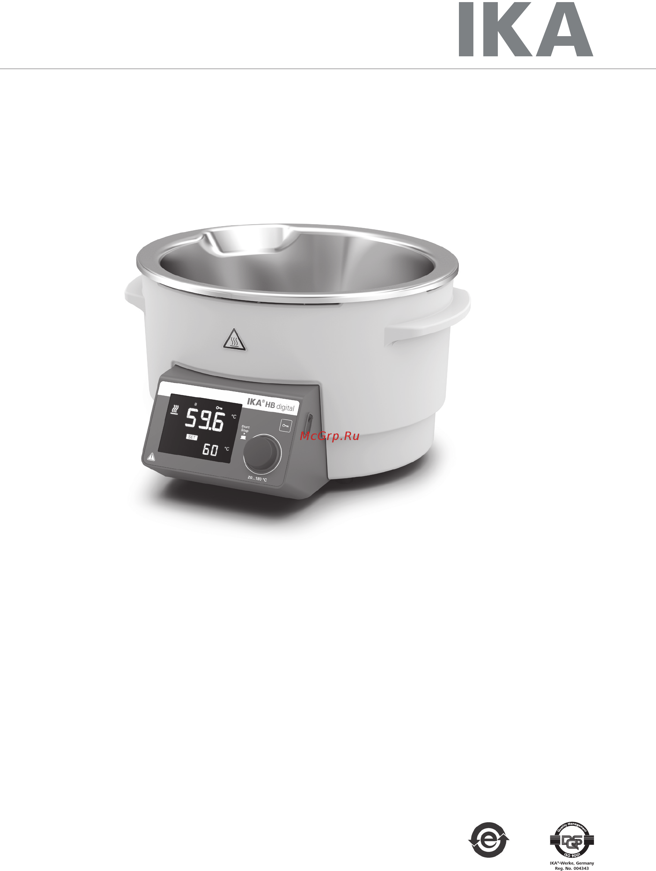 IKA RV 10 digital V-C 0010004802 Руководство пользователя онлайн