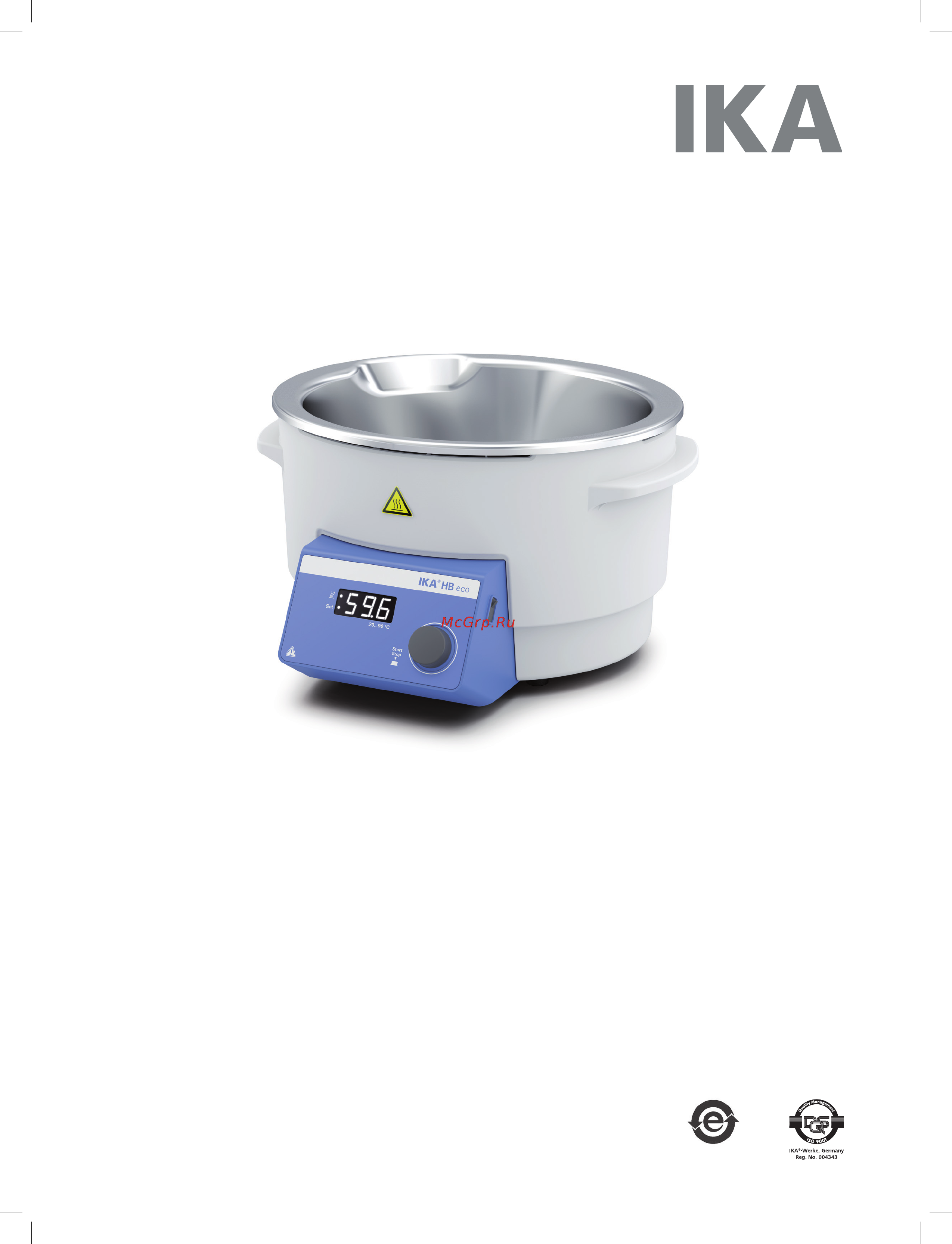 IKA HB eco 0020016337 Руководство пользователя онлайн