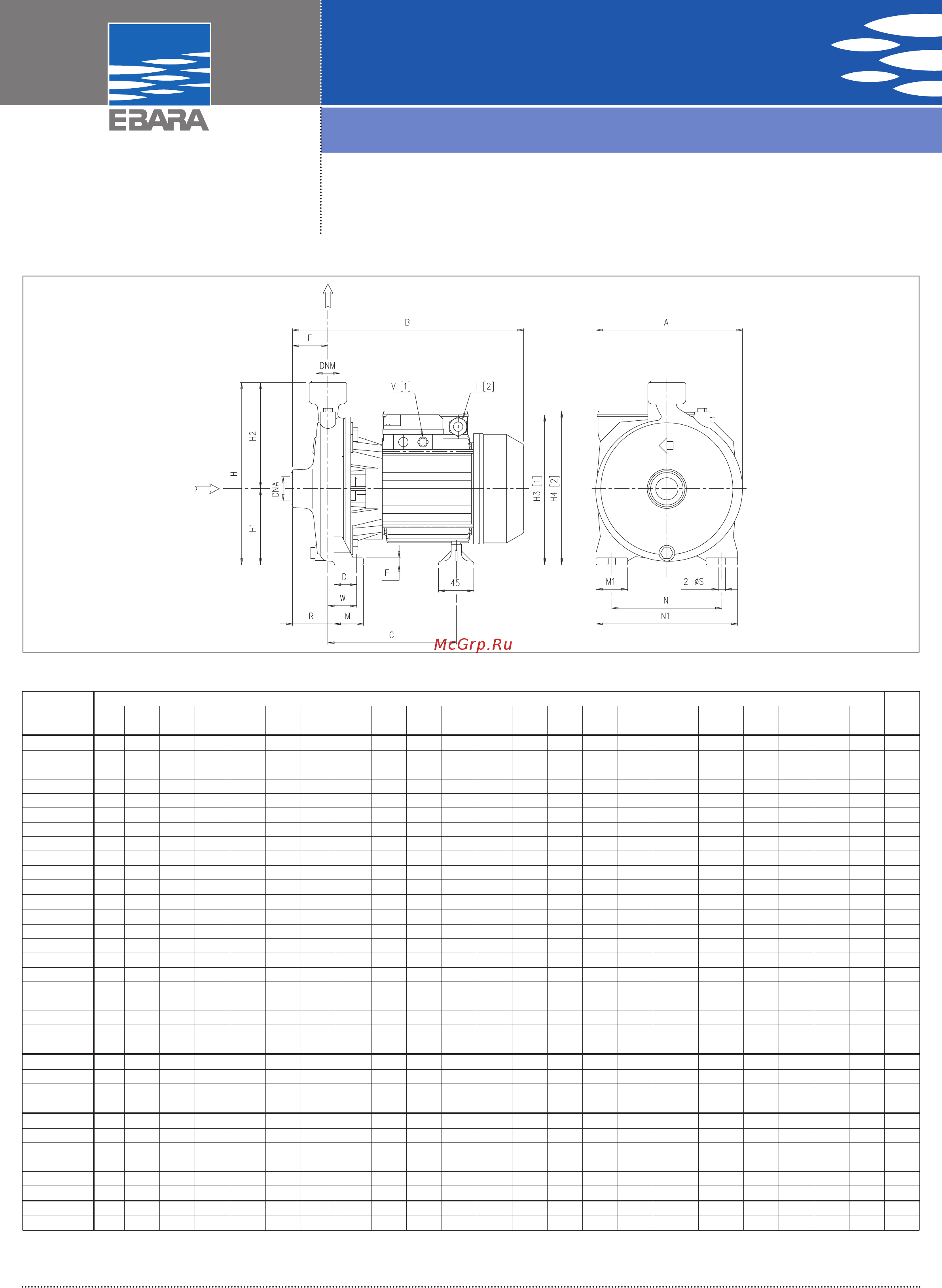 Ebara CMR 1.00 [4/8] Cma b c d cmr